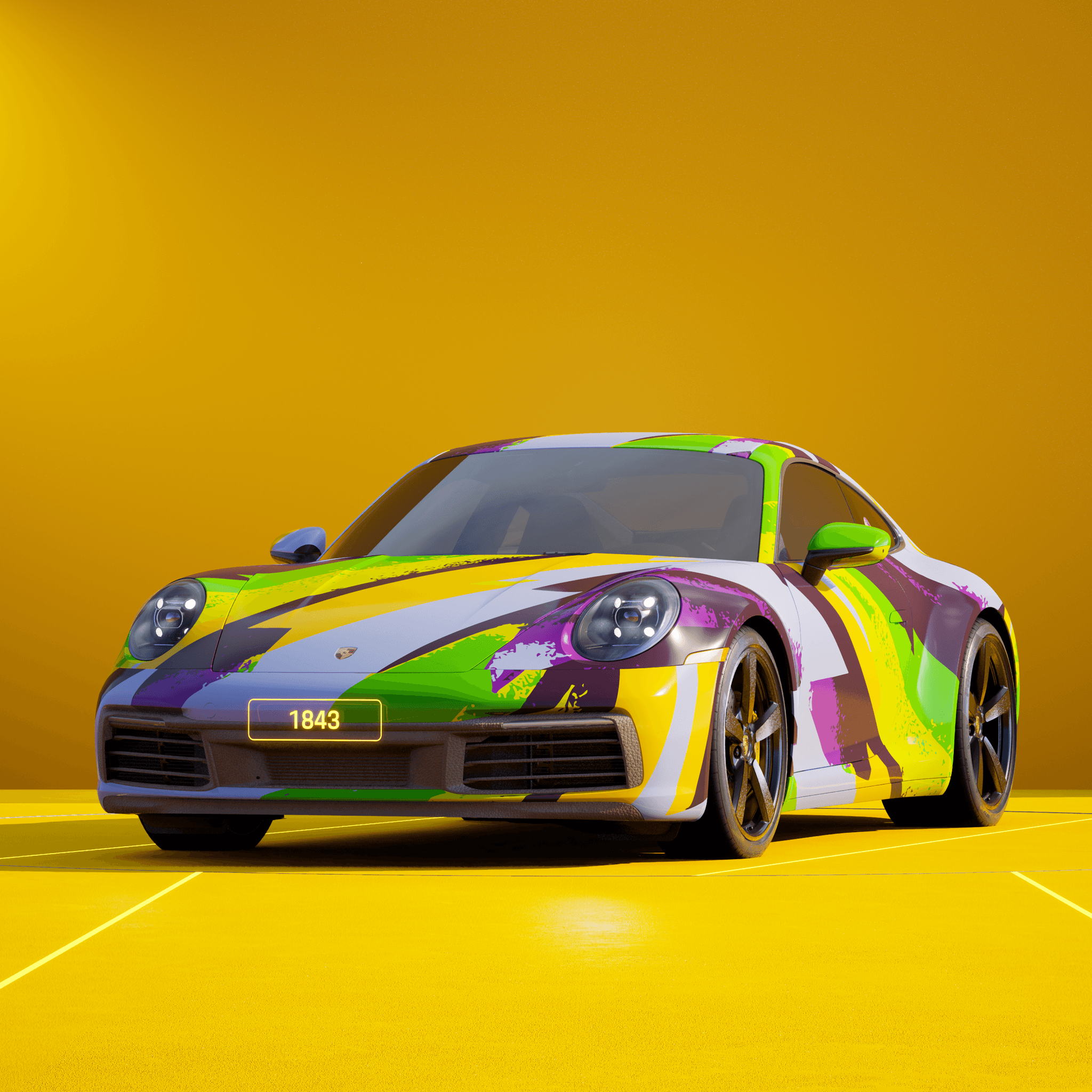 The PORSCHΞ 911 1843 image in phase