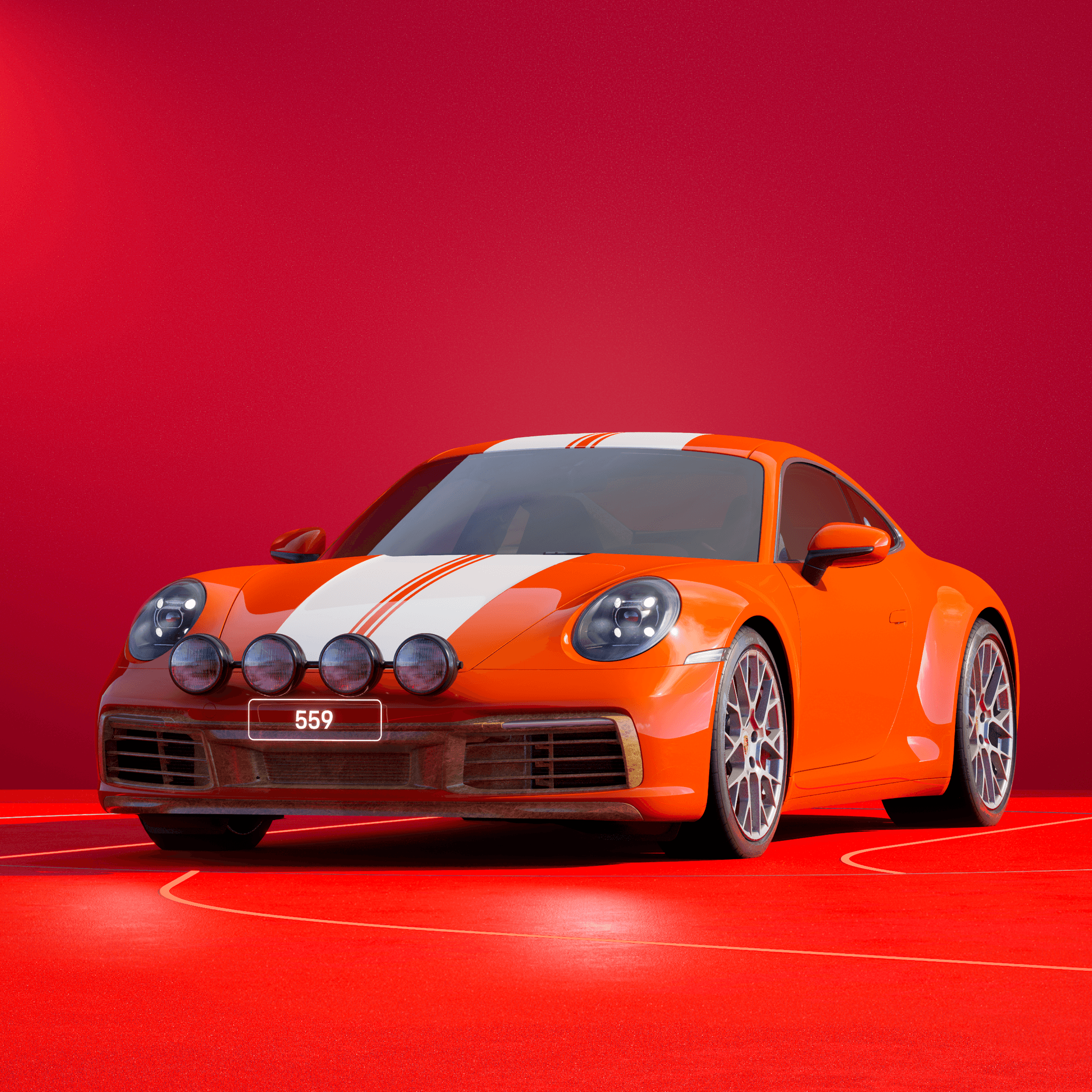 The PORSCHΞ 911 559 image in phase