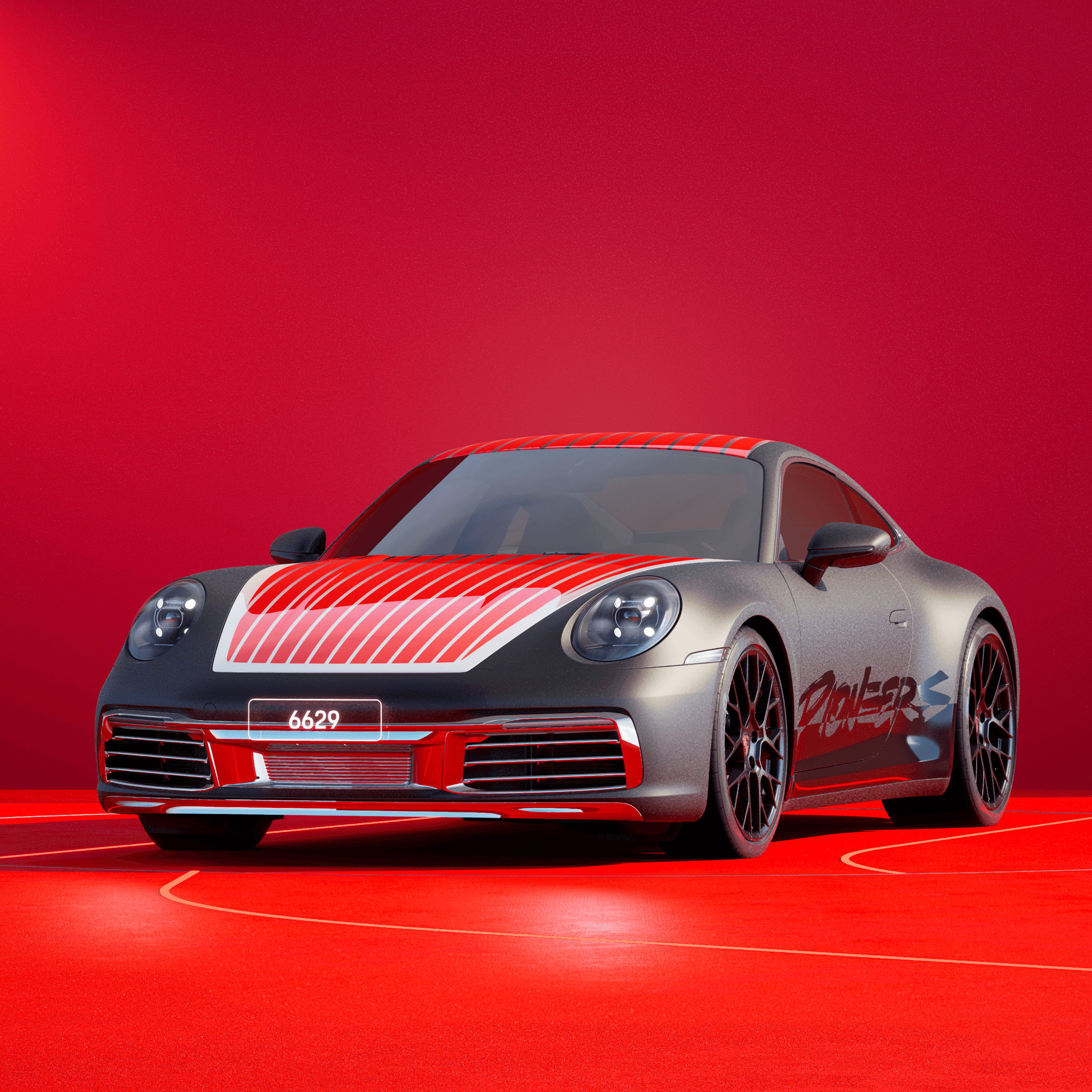 The PORSCHΞ 911 6629 image in phase