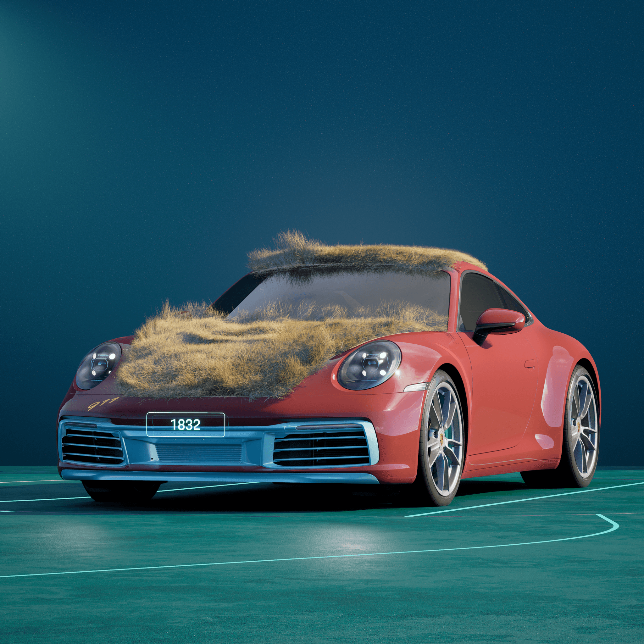 The PORSCHΞ 911 1832 image in phase