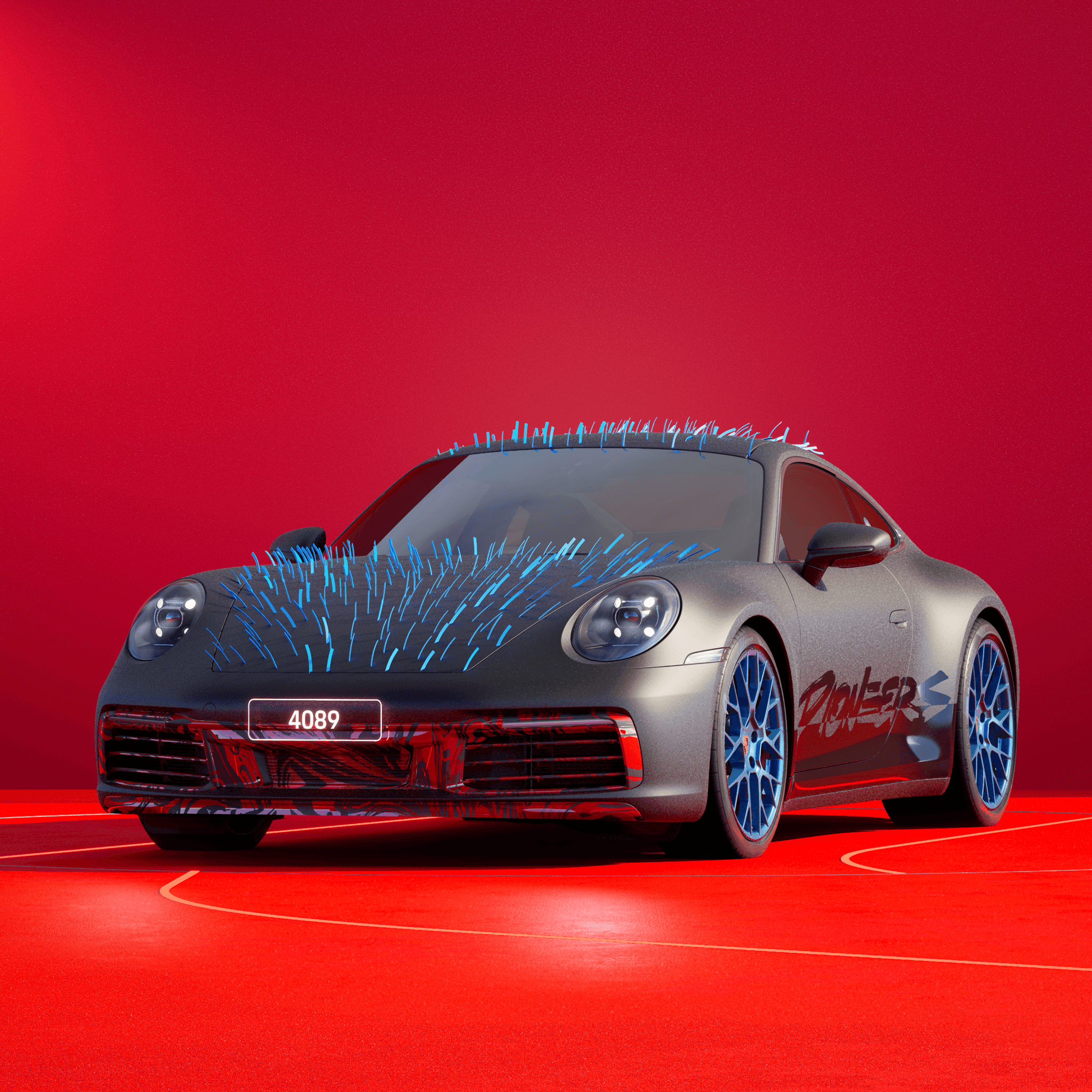 The PORSCHΞ 911 4089 image in phase