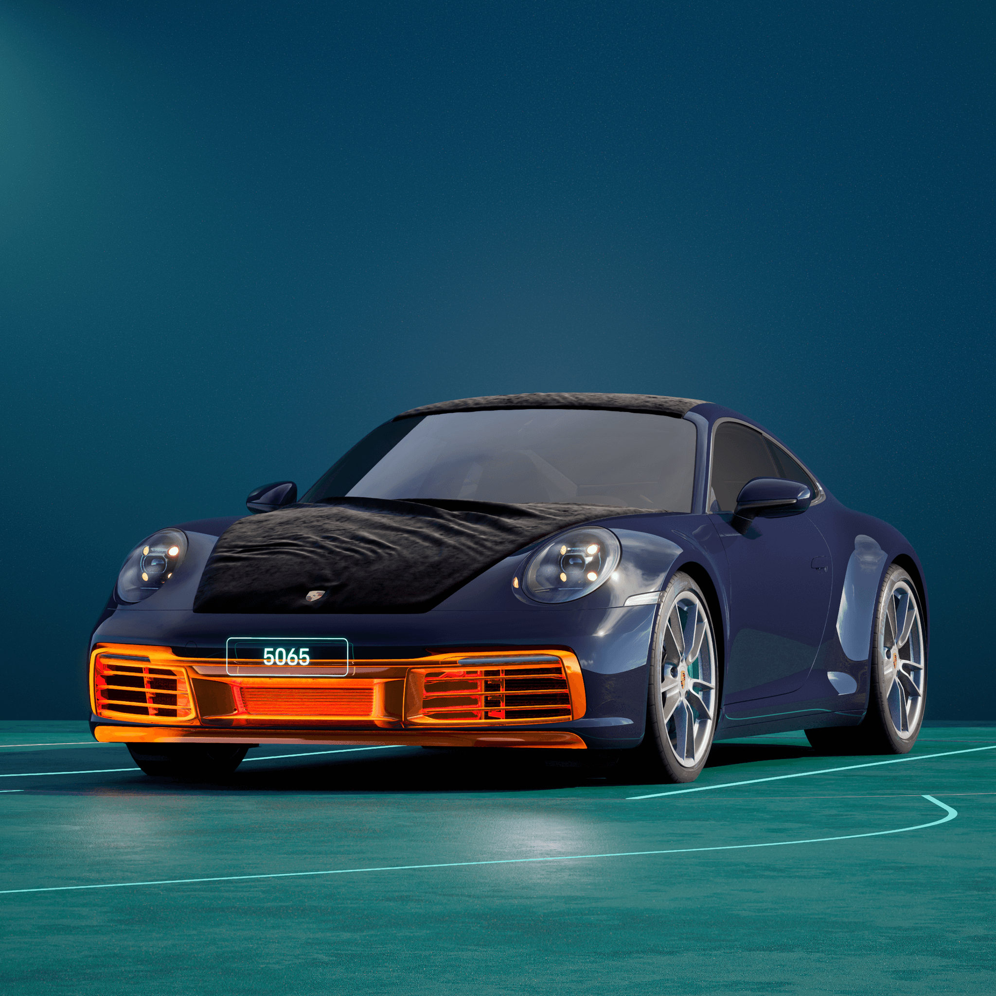 The PORSCHΞ 911 5065 image in phase