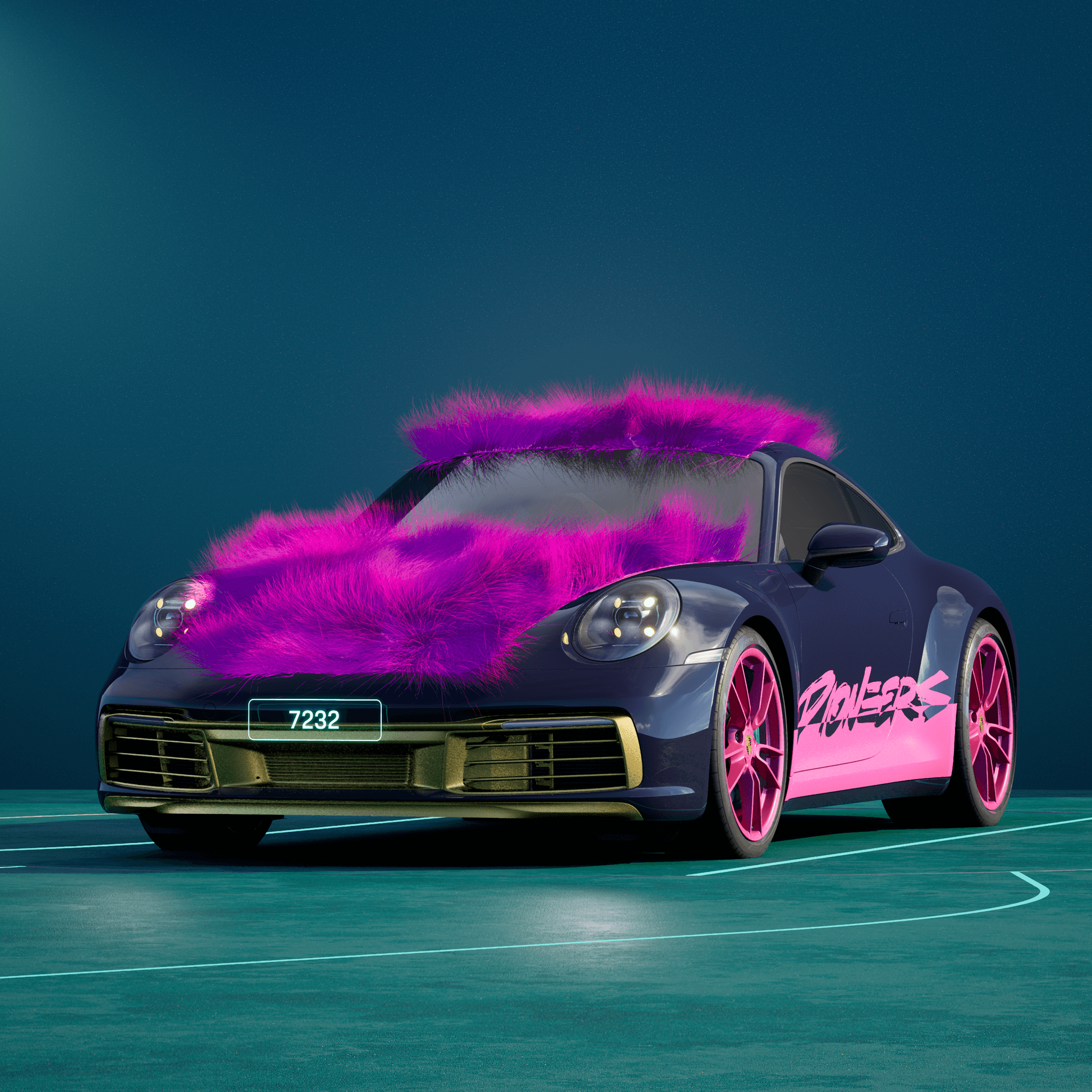 The PORSCHΞ 911 7232 image in phase