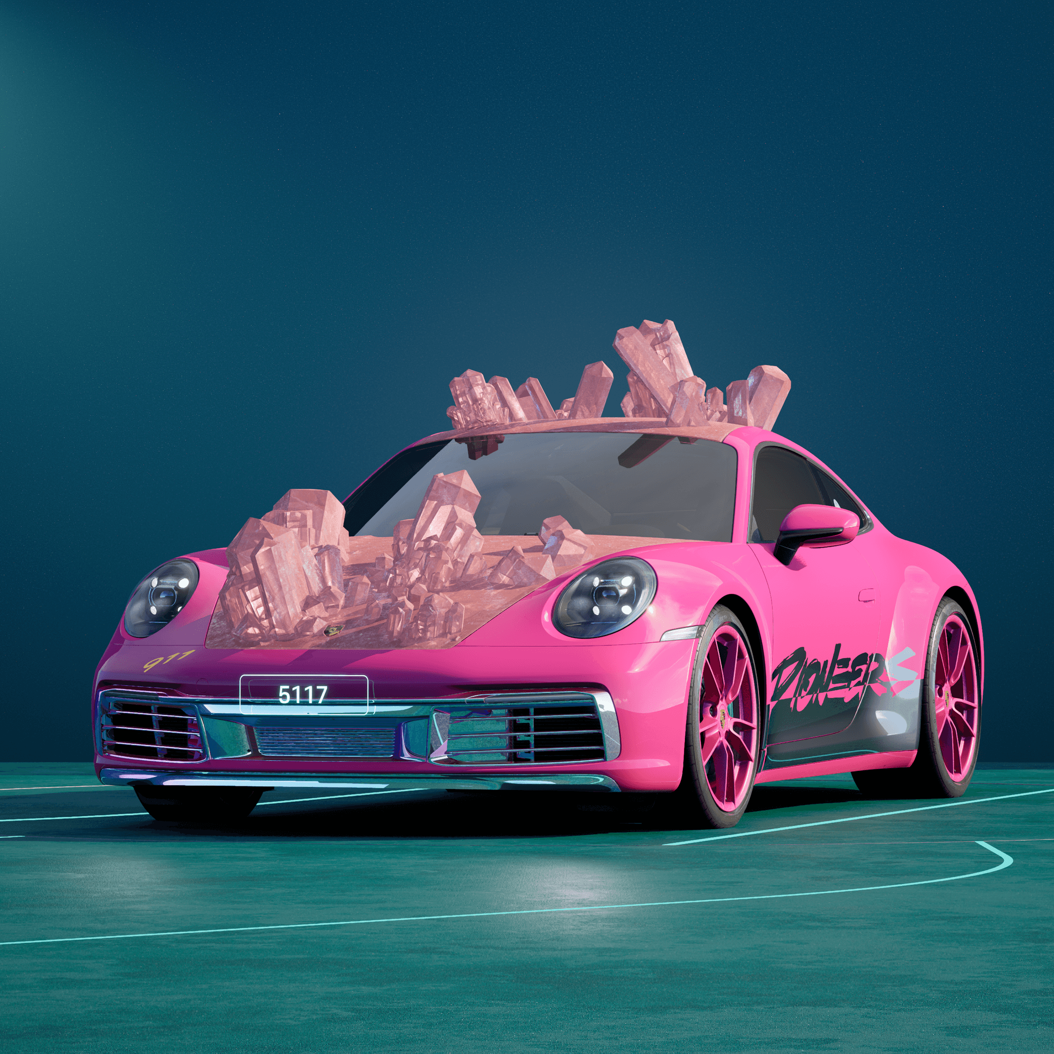 The PORSCHΞ 911 5117 image in phase