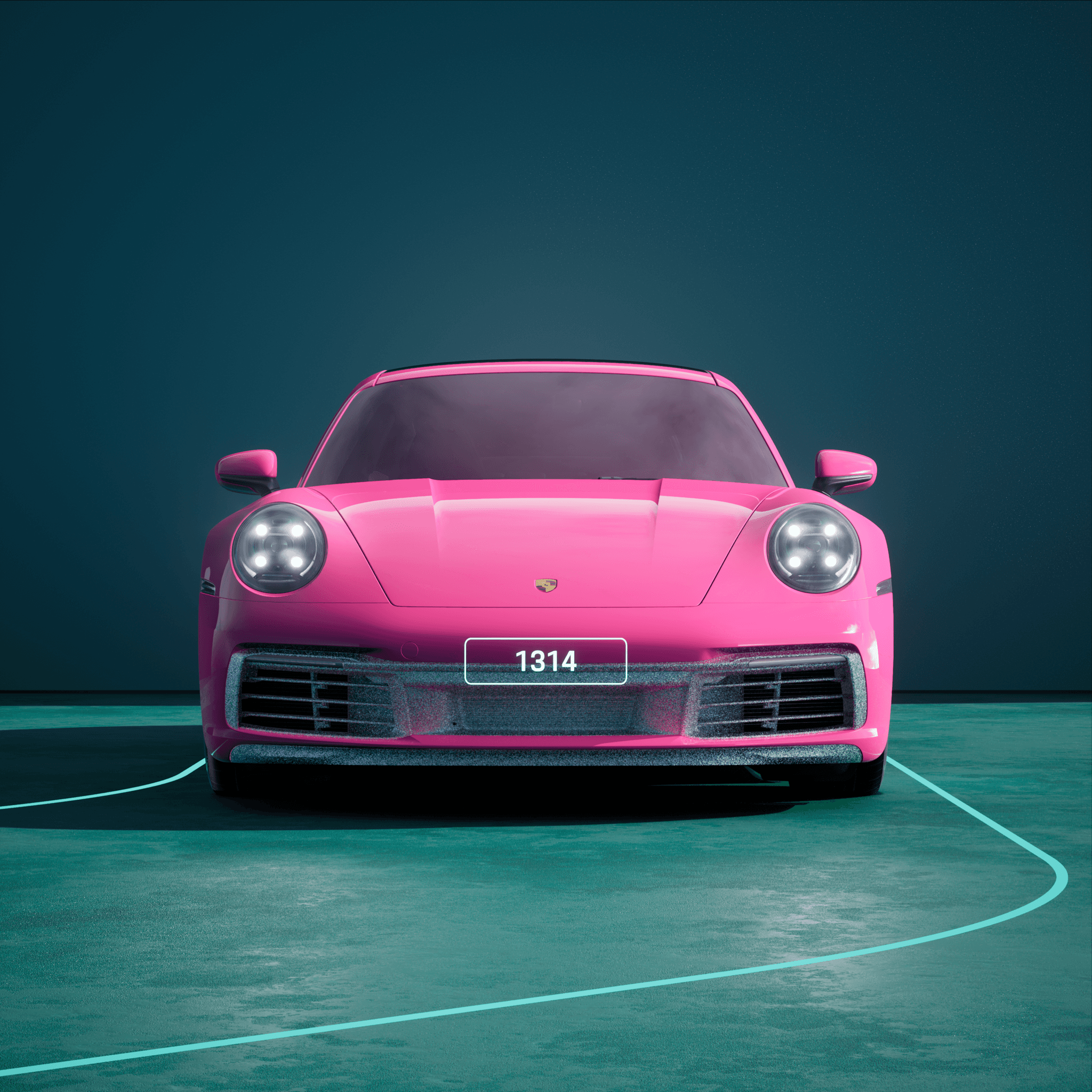 The PORSCHΞ 911 1314 image in phase