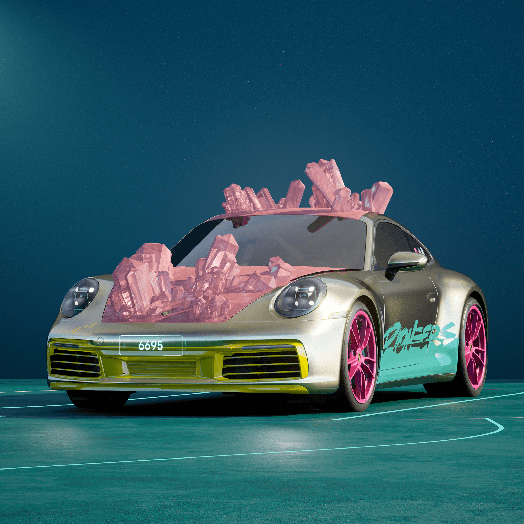 The PORSCHΞ 911 6695 image in phase