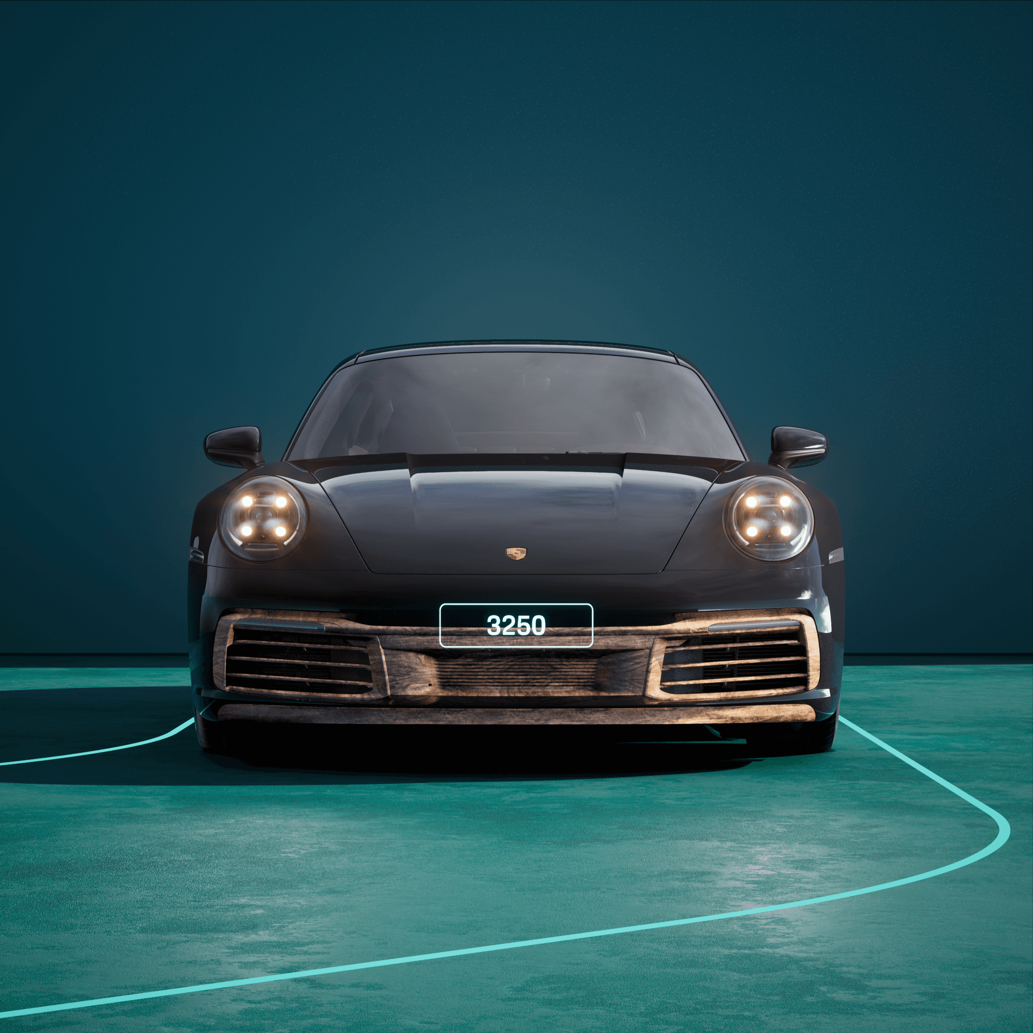 The PORSCHΞ 911 3250 image in phase