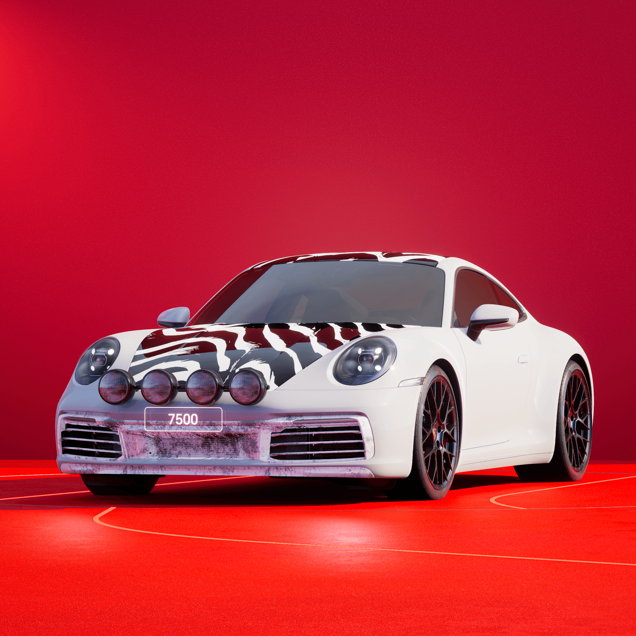 The PORSCHΞ 911 7500 image in phase