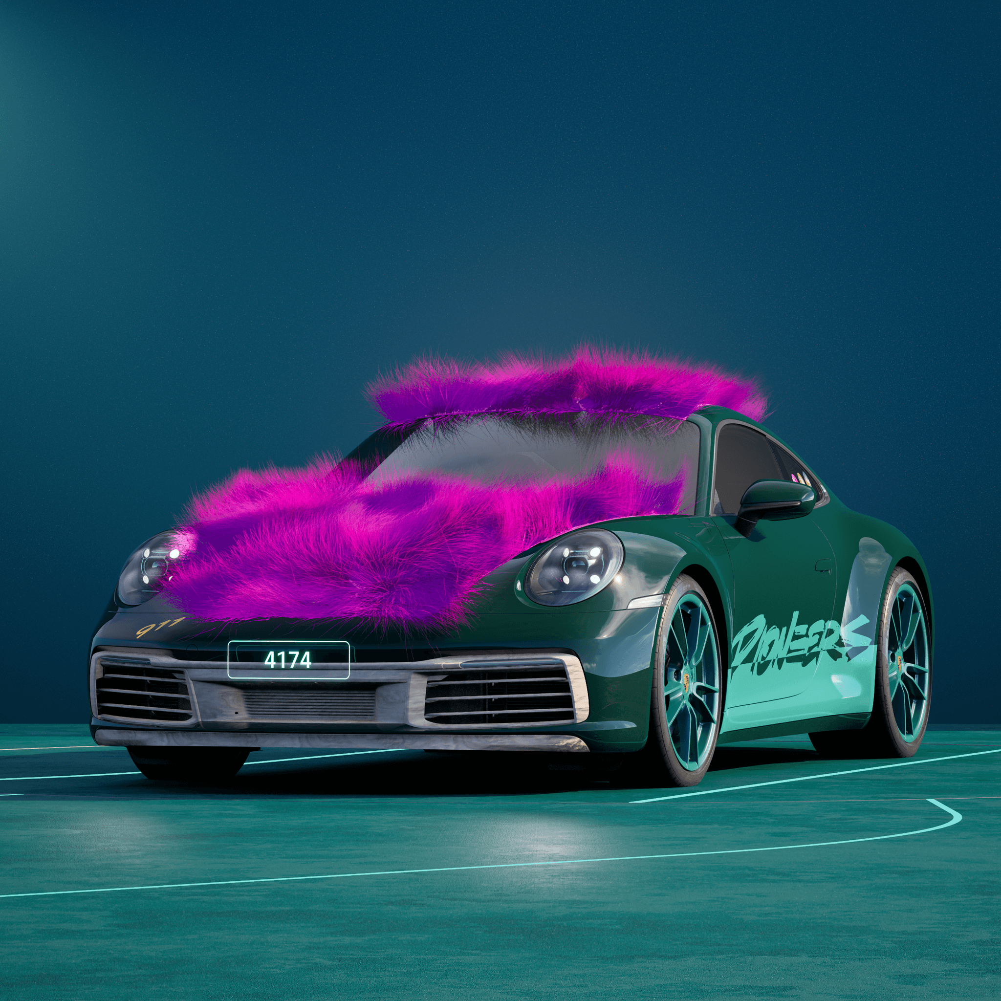 The PORSCHΞ 911 4174 image in phase