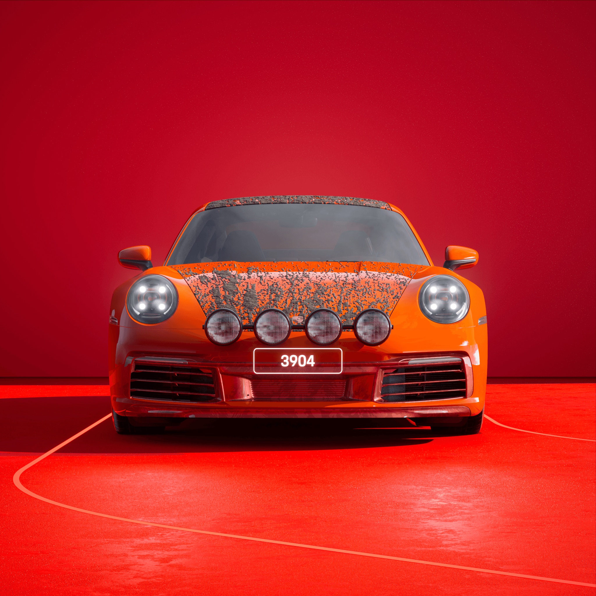 The PORSCHΞ 911 3904 image in phase