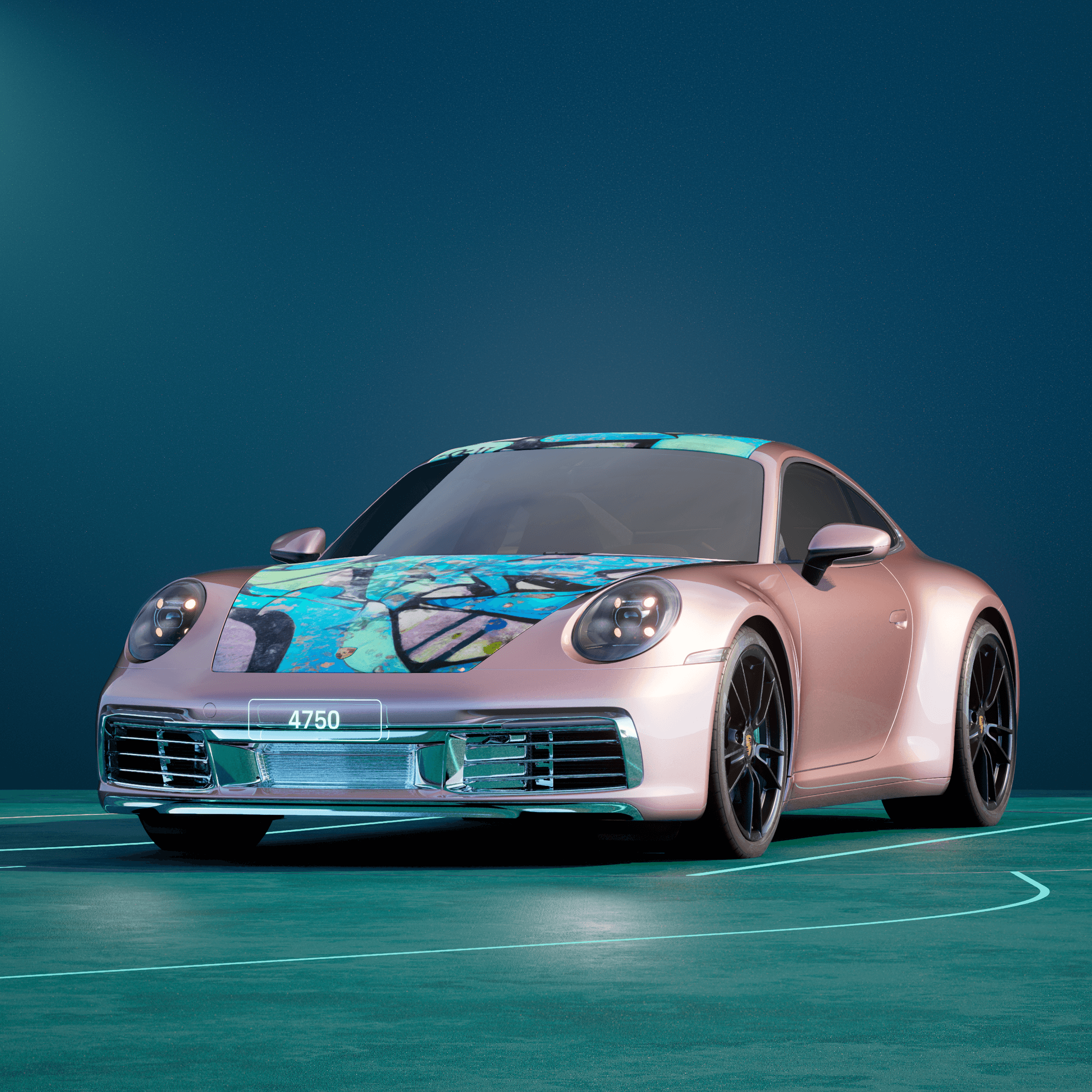 The PORSCHΞ 911 4750 image in phase