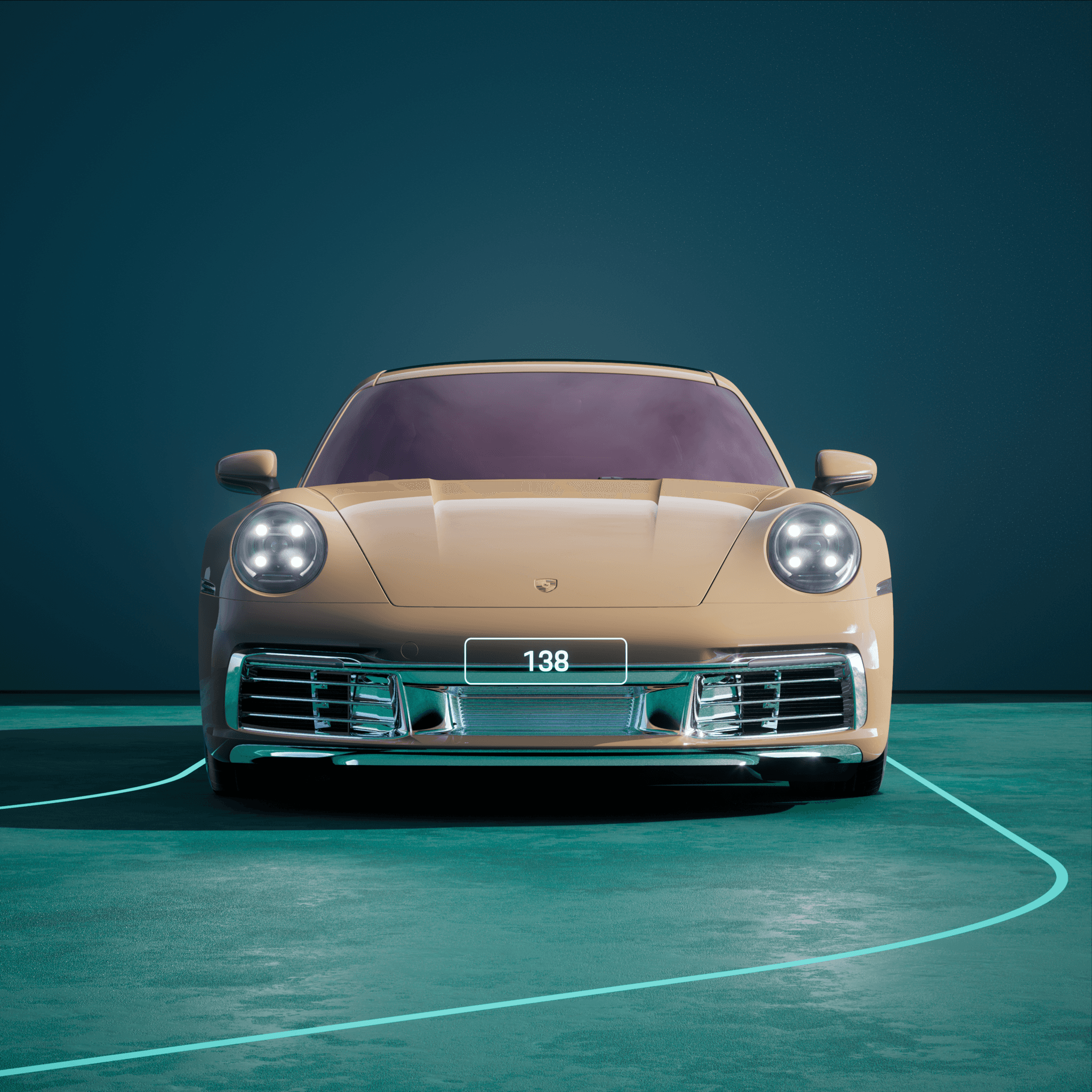 The PORSCHΞ 911 138 image in phase