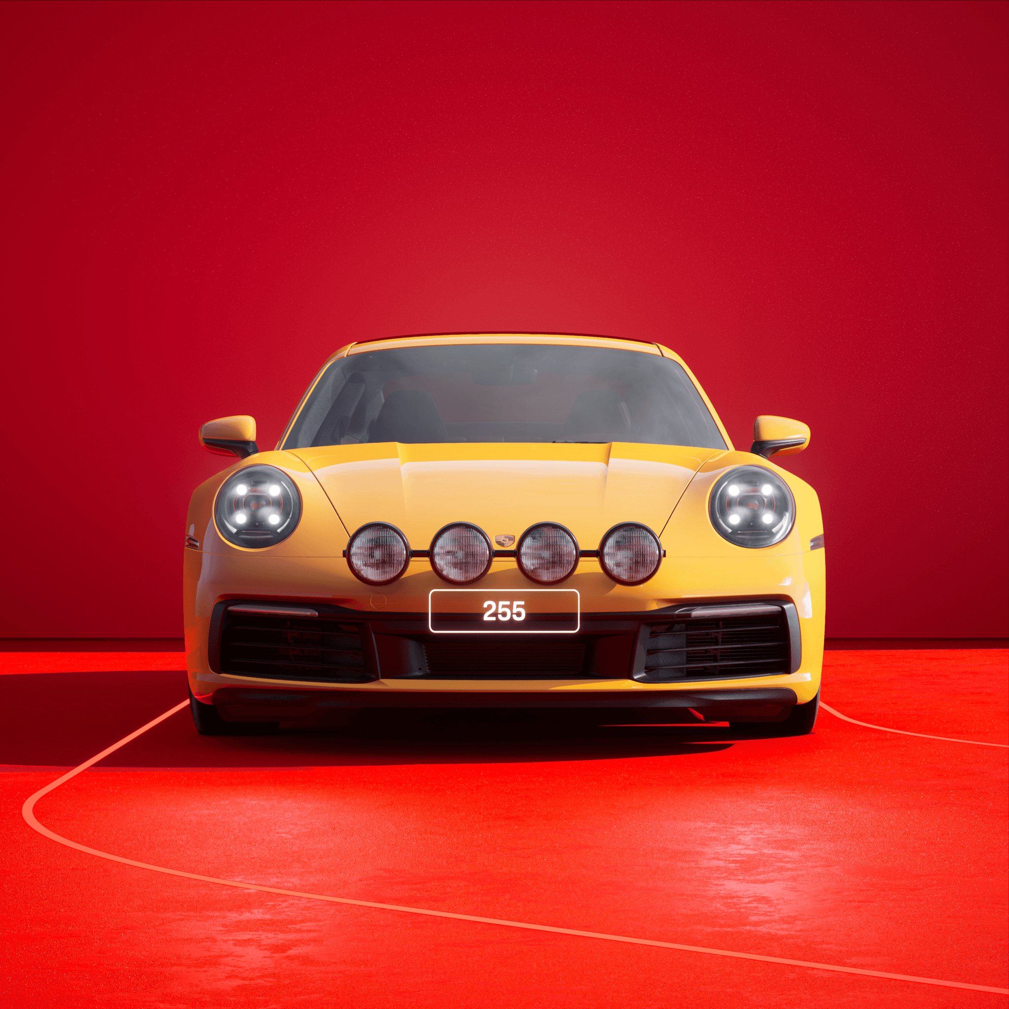 The PORSCHΞ 911 255 image in phase