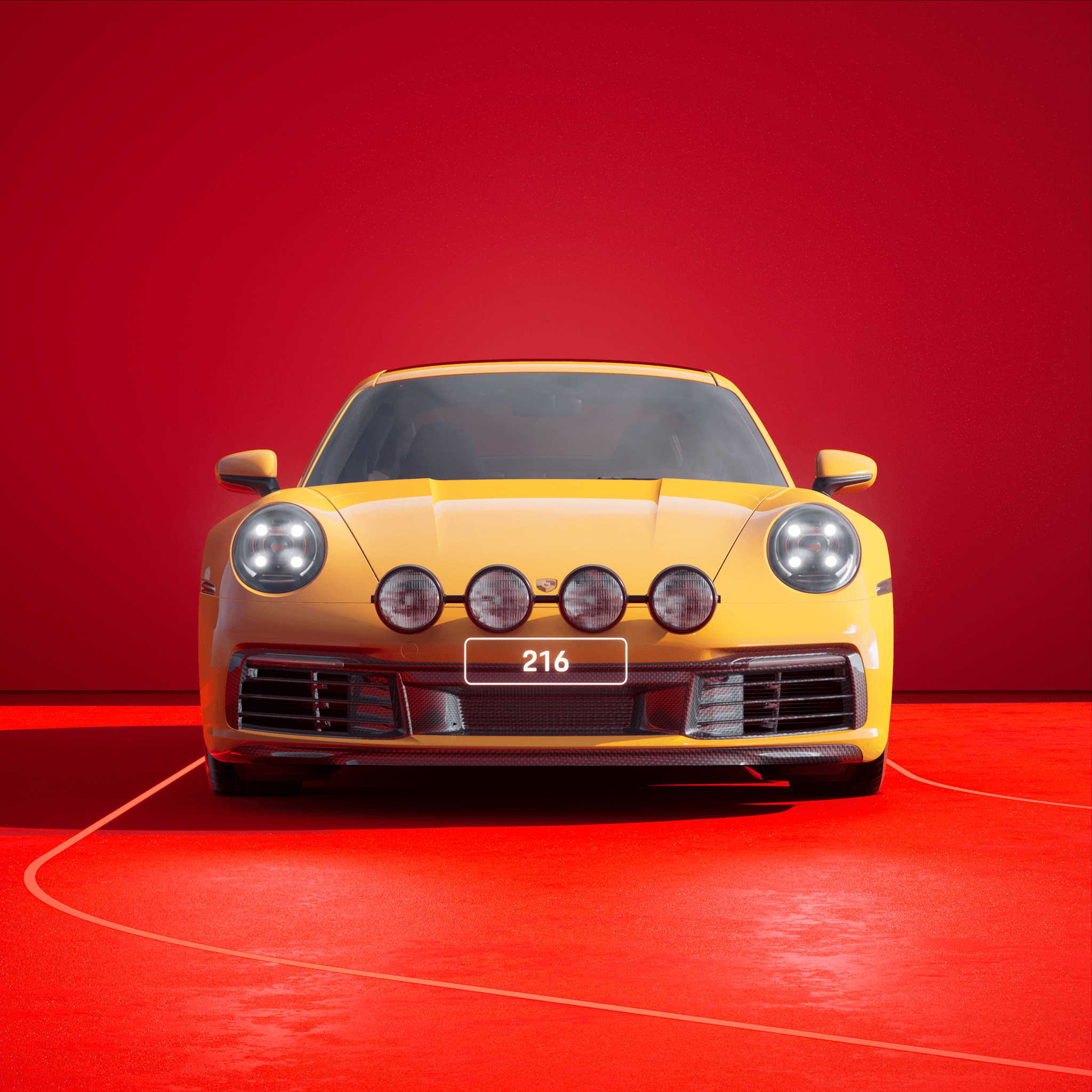 The PORSCHΞ 911 216 image in phase