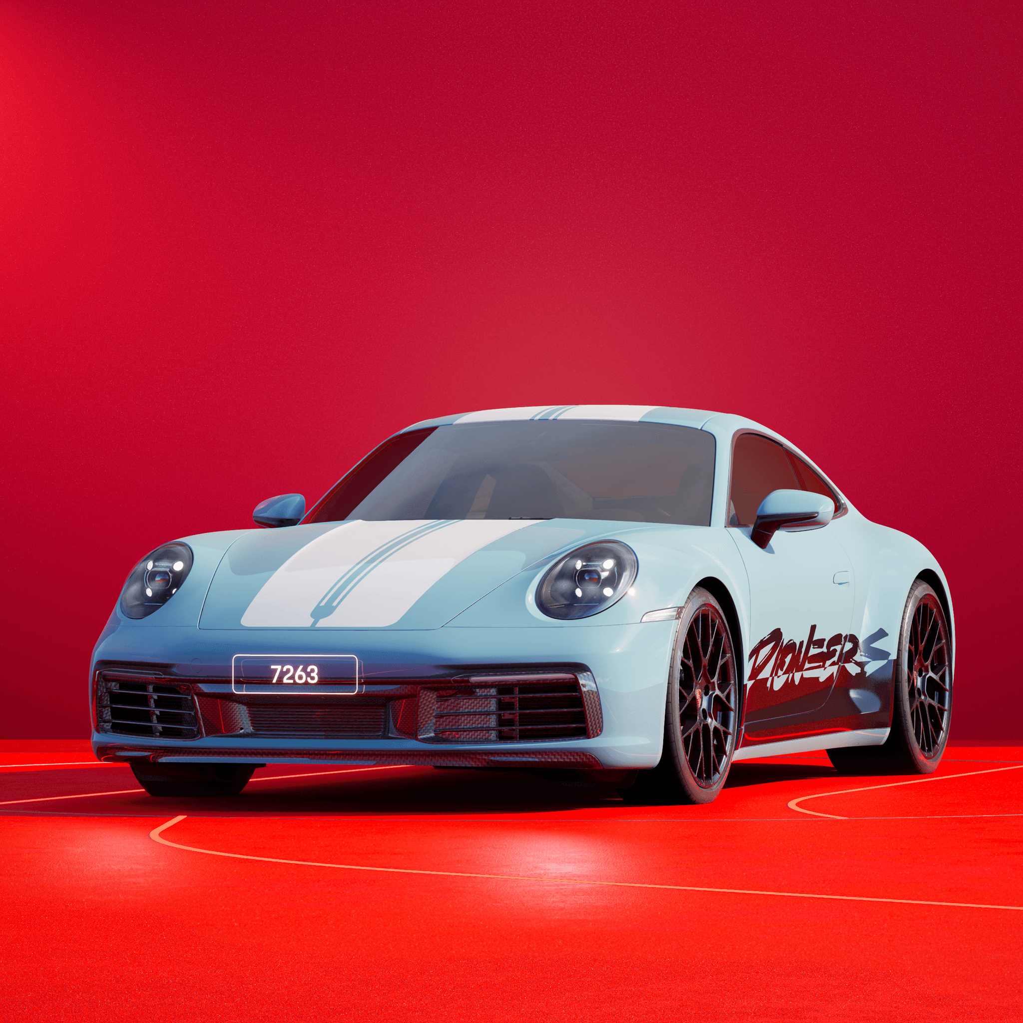 The PORSCHΞ 911 7263 image in phase