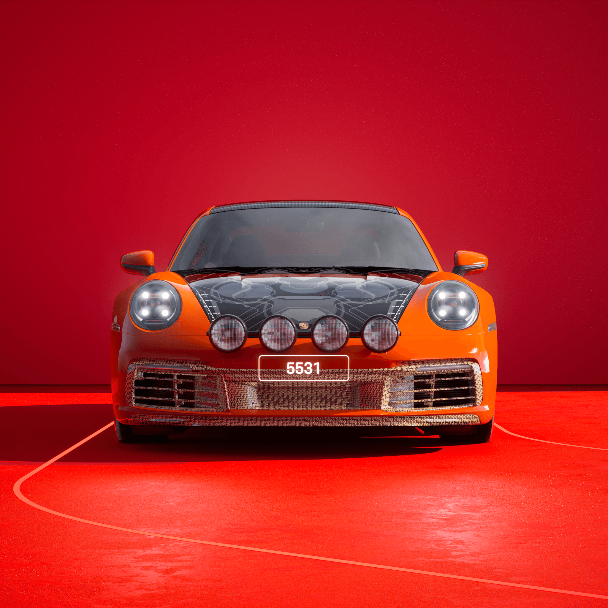 The PORSCHΞ 911 5531 image in phase