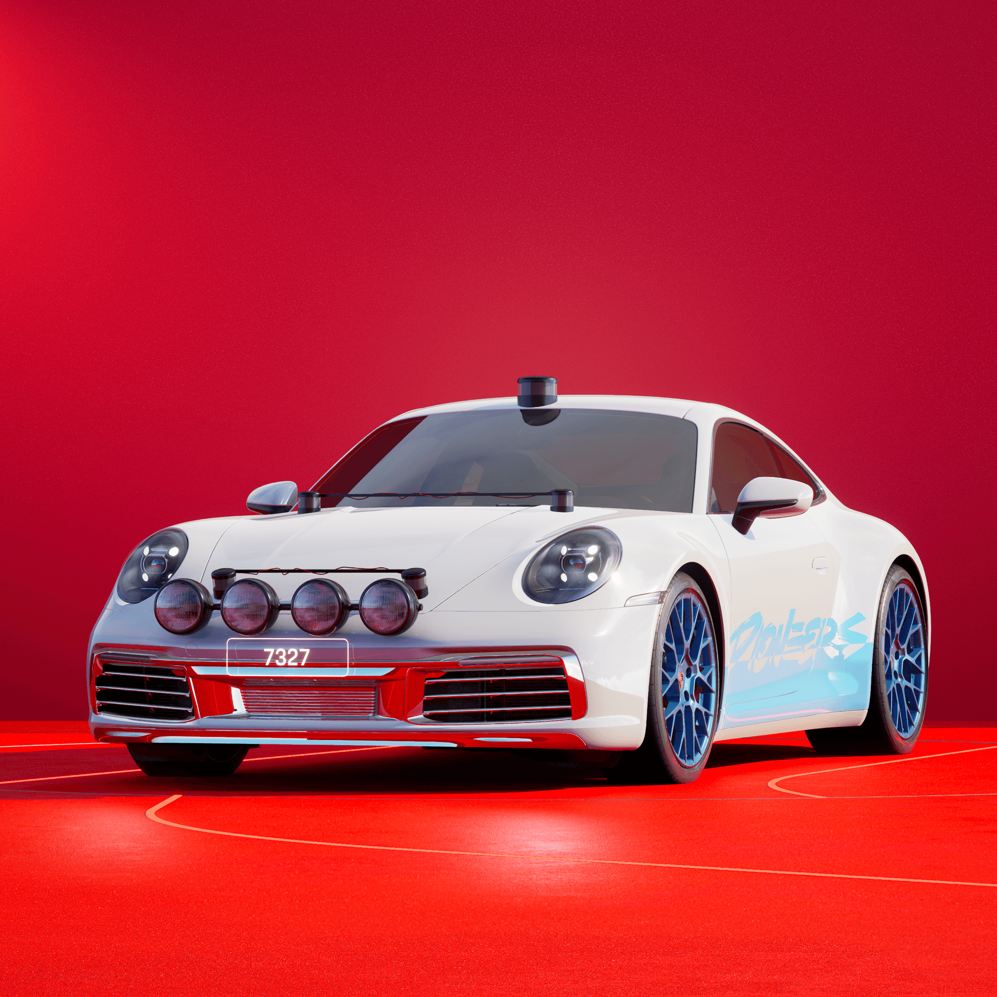 The PORSCHΞ 911 7327 image in phase
