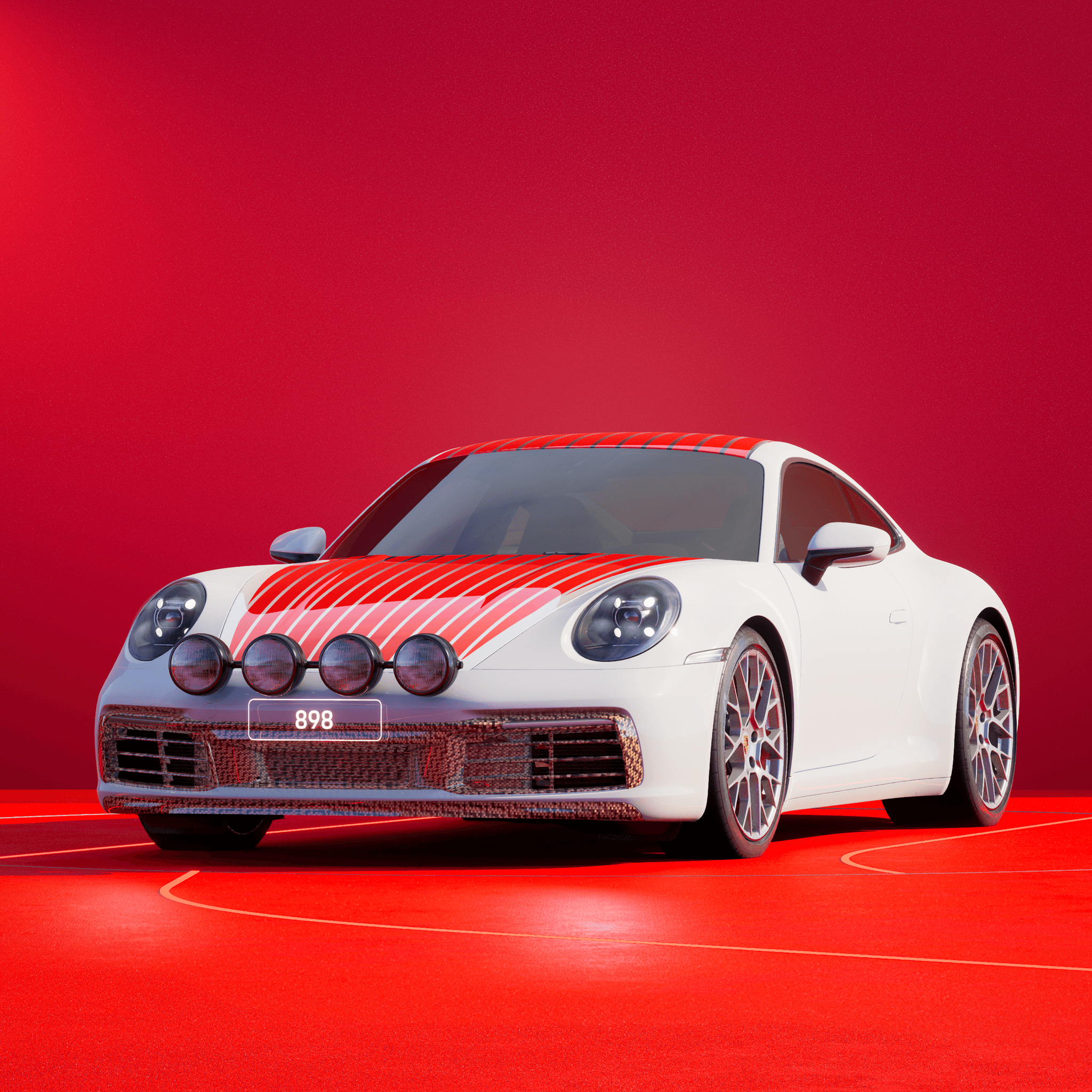 The PORSCHΞ 911 898 image in phase
