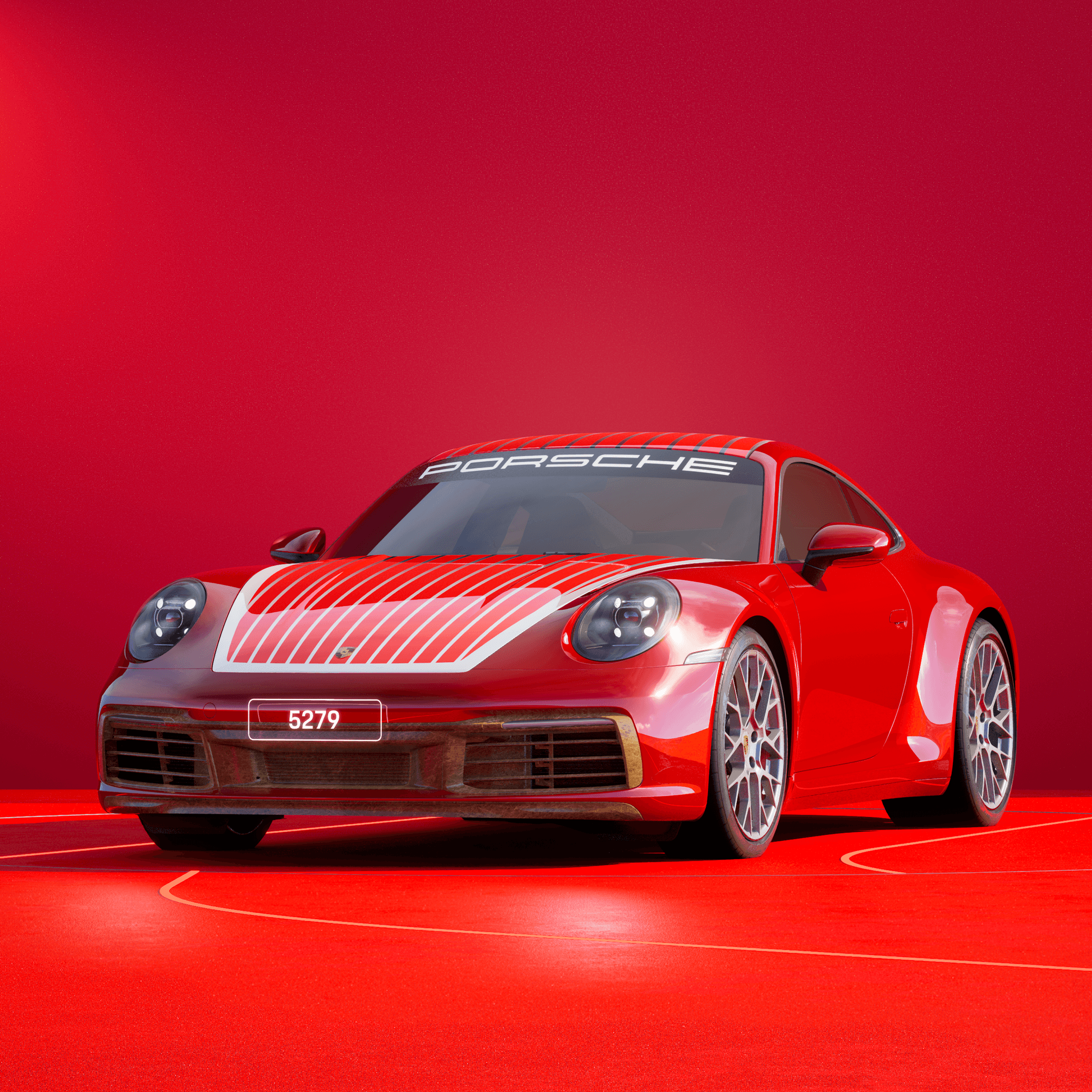 The PORSCHΞ 911 5279 image in phase