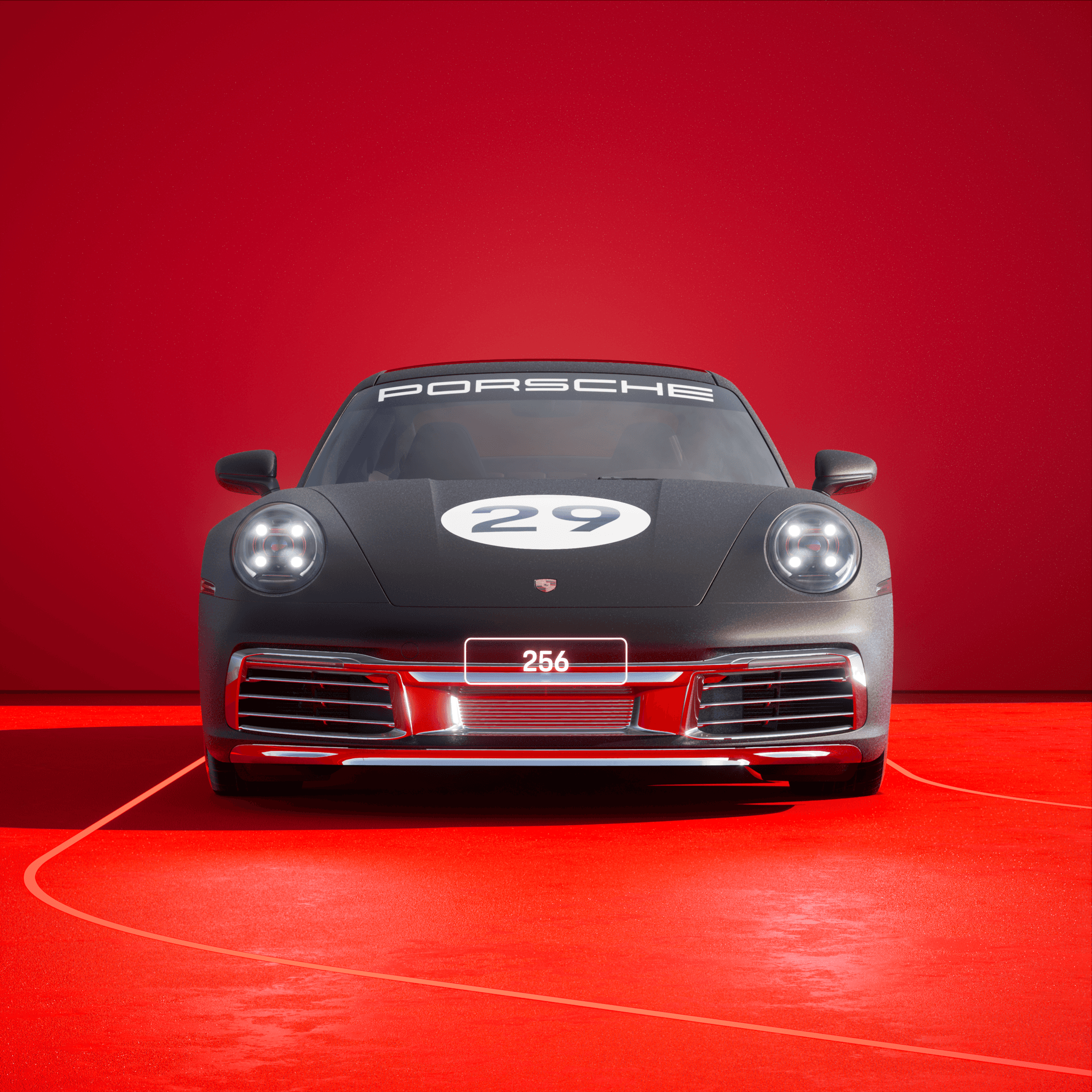 The PORSCHΞ 911 256 image in phase