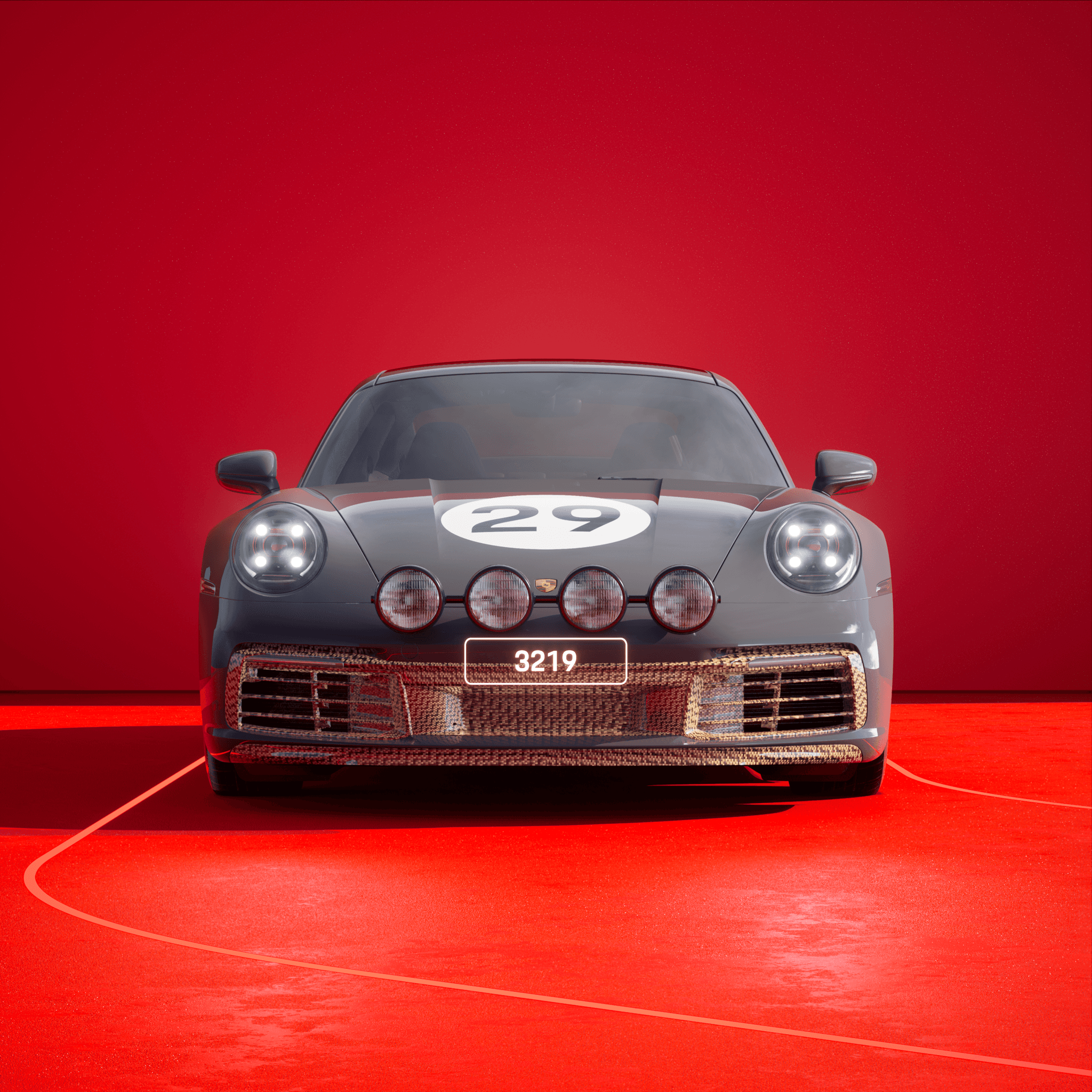 The PORSCHΞ 911 3219 image in phase