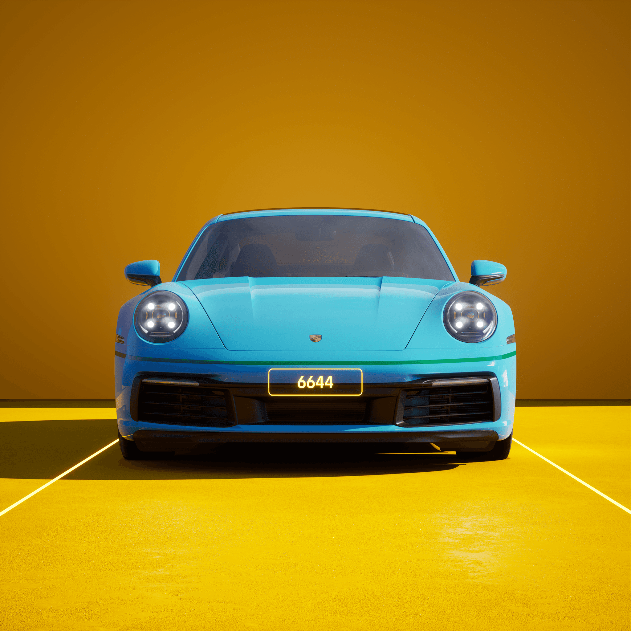 The PORSCHΞ 911 6644 image in phase
