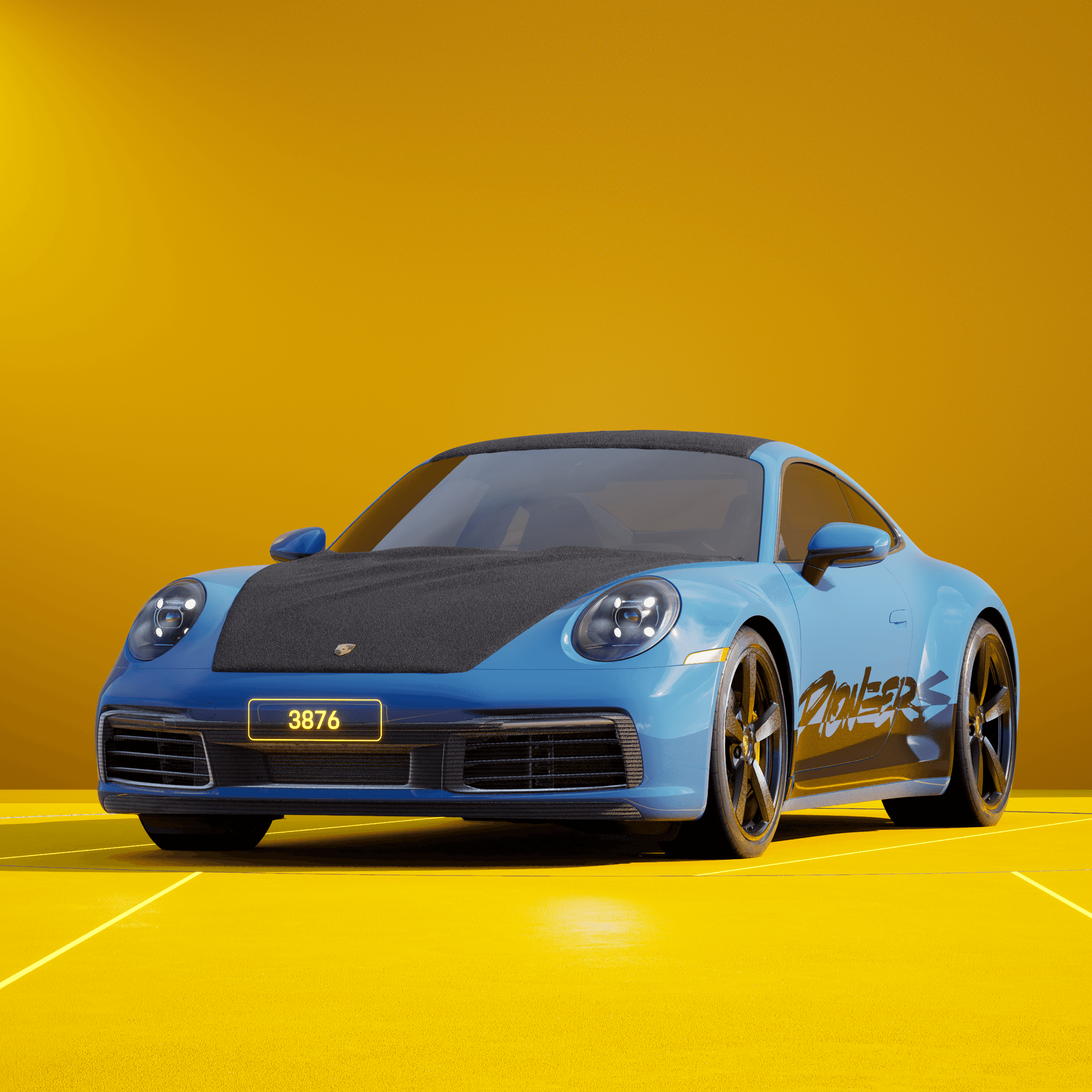 The PORSCHΞ 911 3876 image in phase