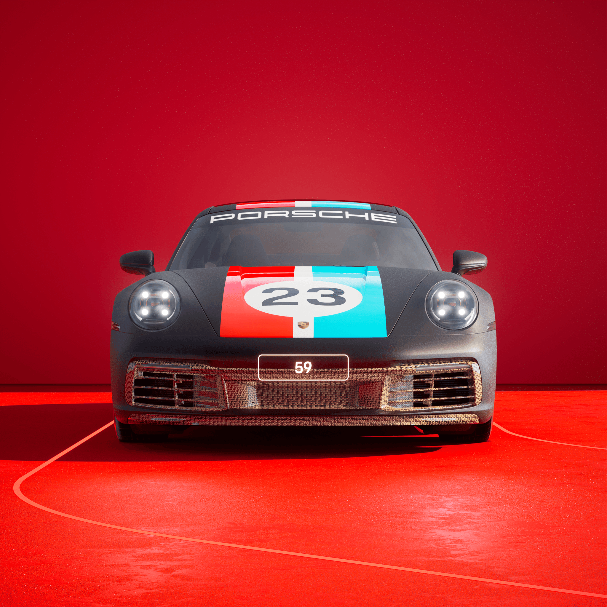 The PORSCHΞ 911 59 image in phase