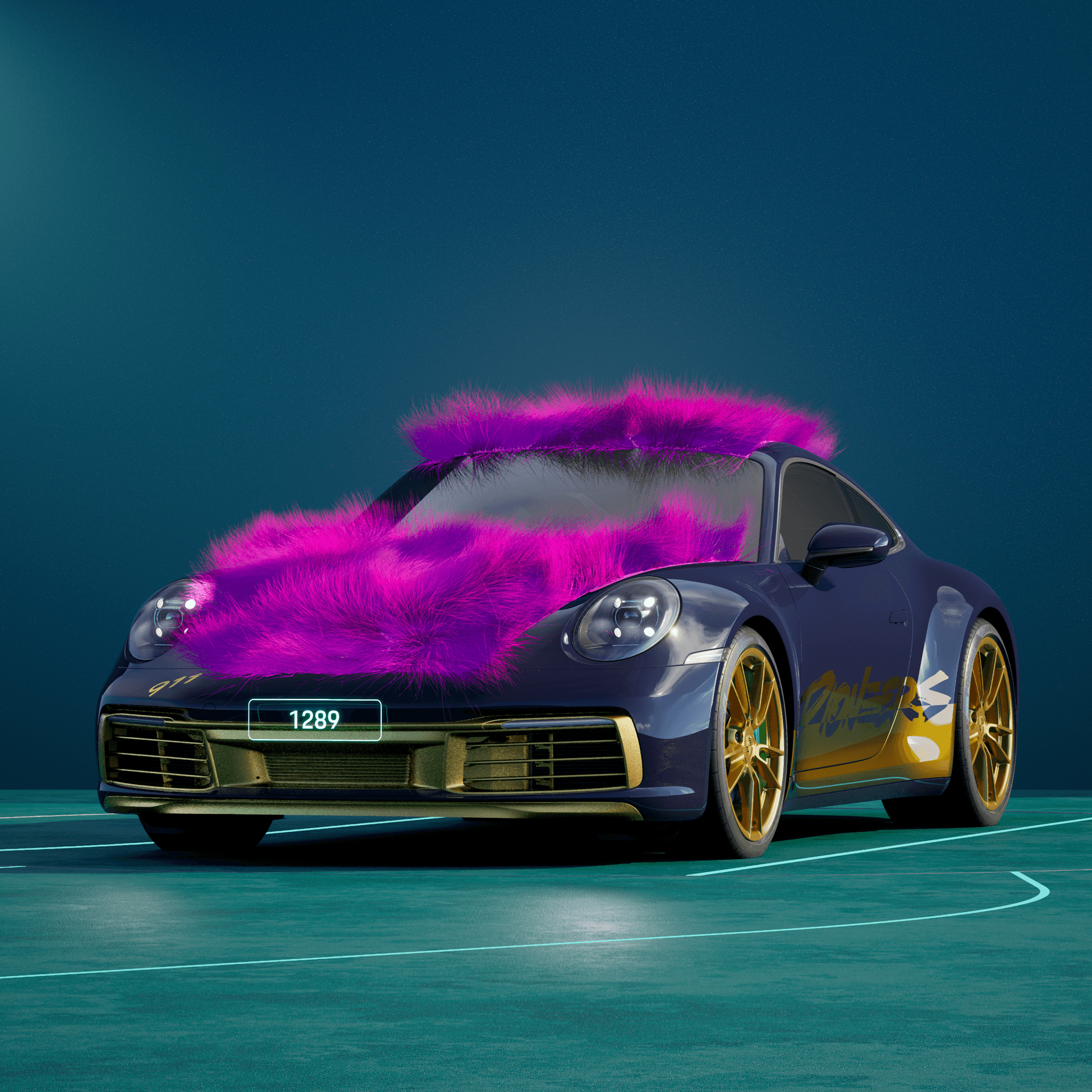 The PORSCHΞ 911 1289 image in phase