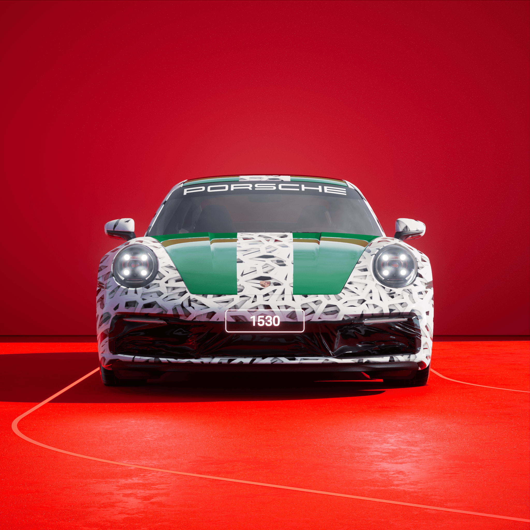 The PORSCHΞ 911 1530 image in phase