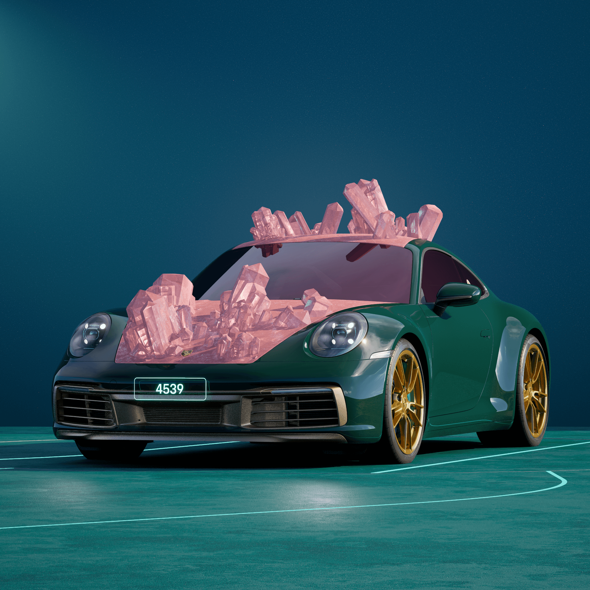 The PORSCHΞ 911 4539 image in phase