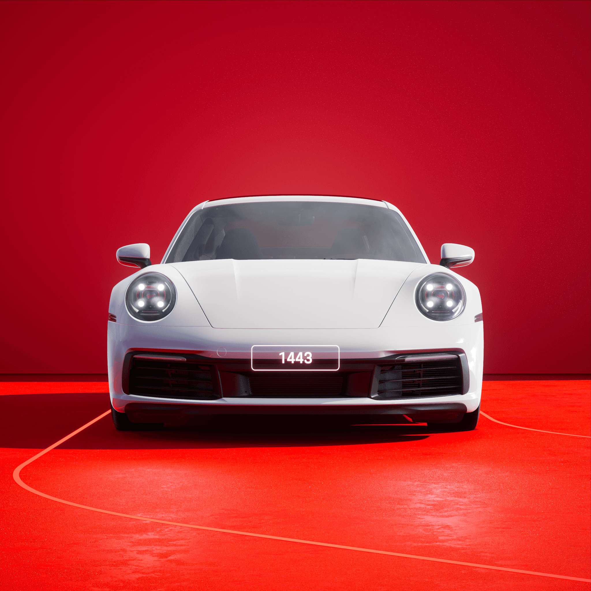 The PORSCHΞ 911 1443 image in phase