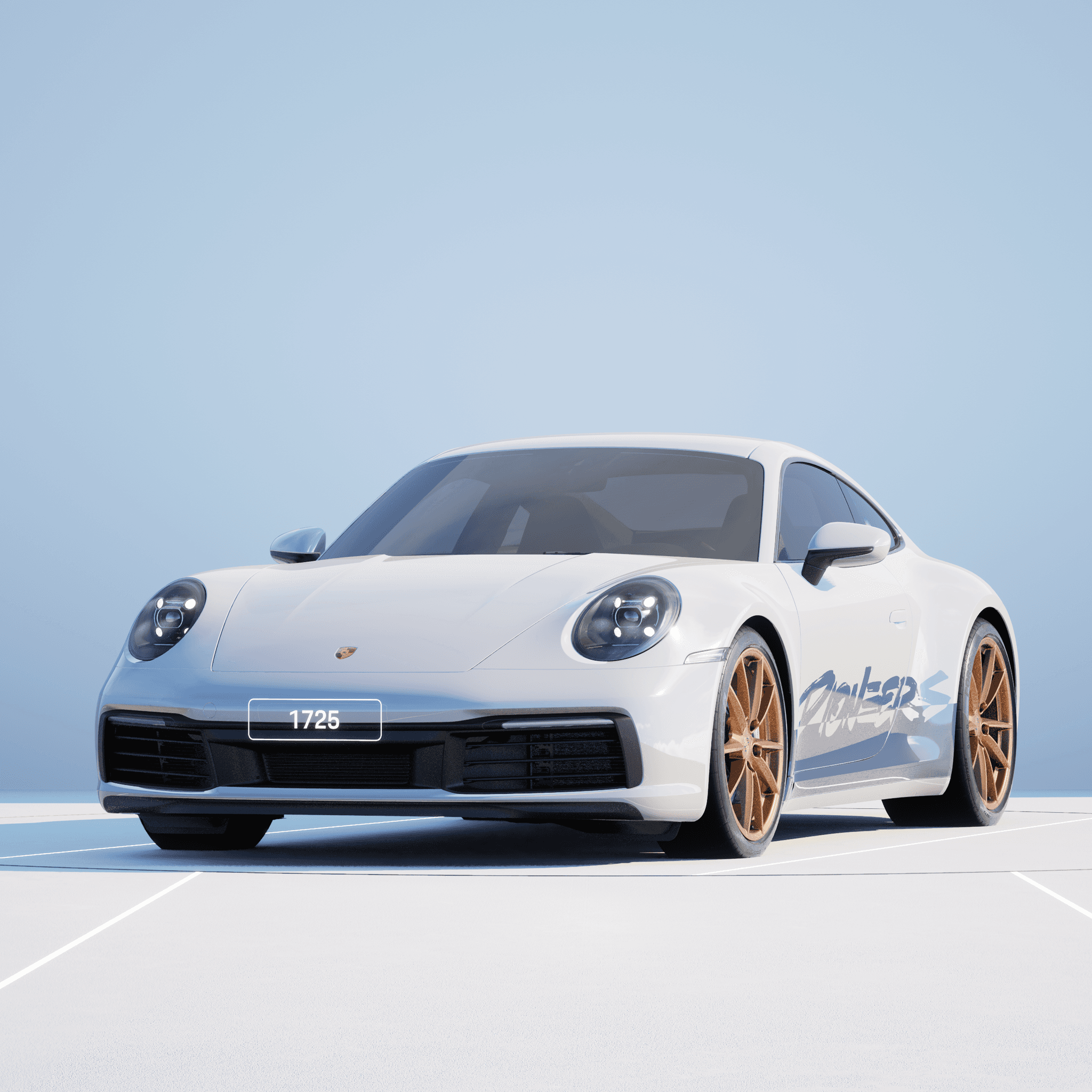 The PORSCHΞ 911 1725 image in phase
