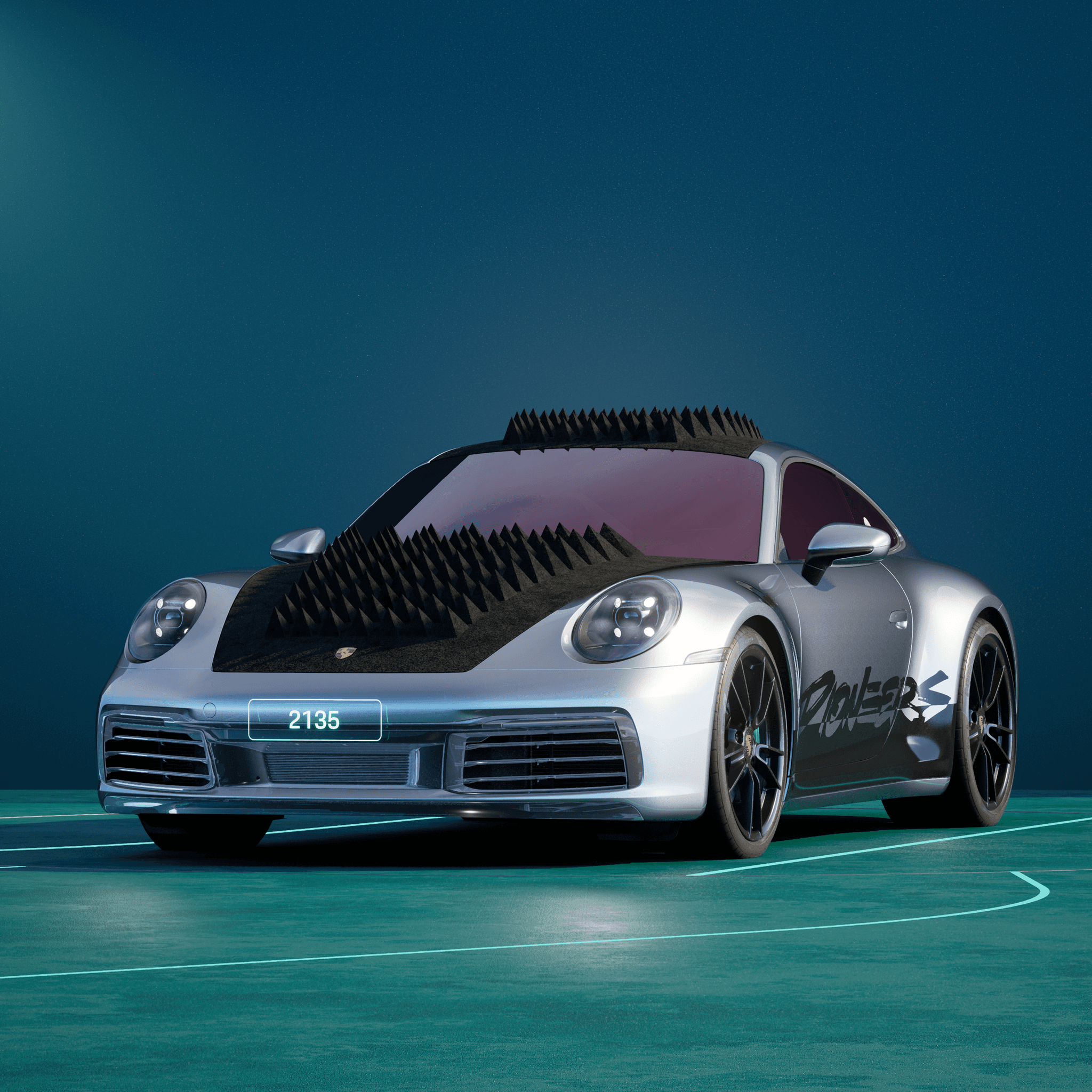 The PORSCHΞ 911 2135 image in phase