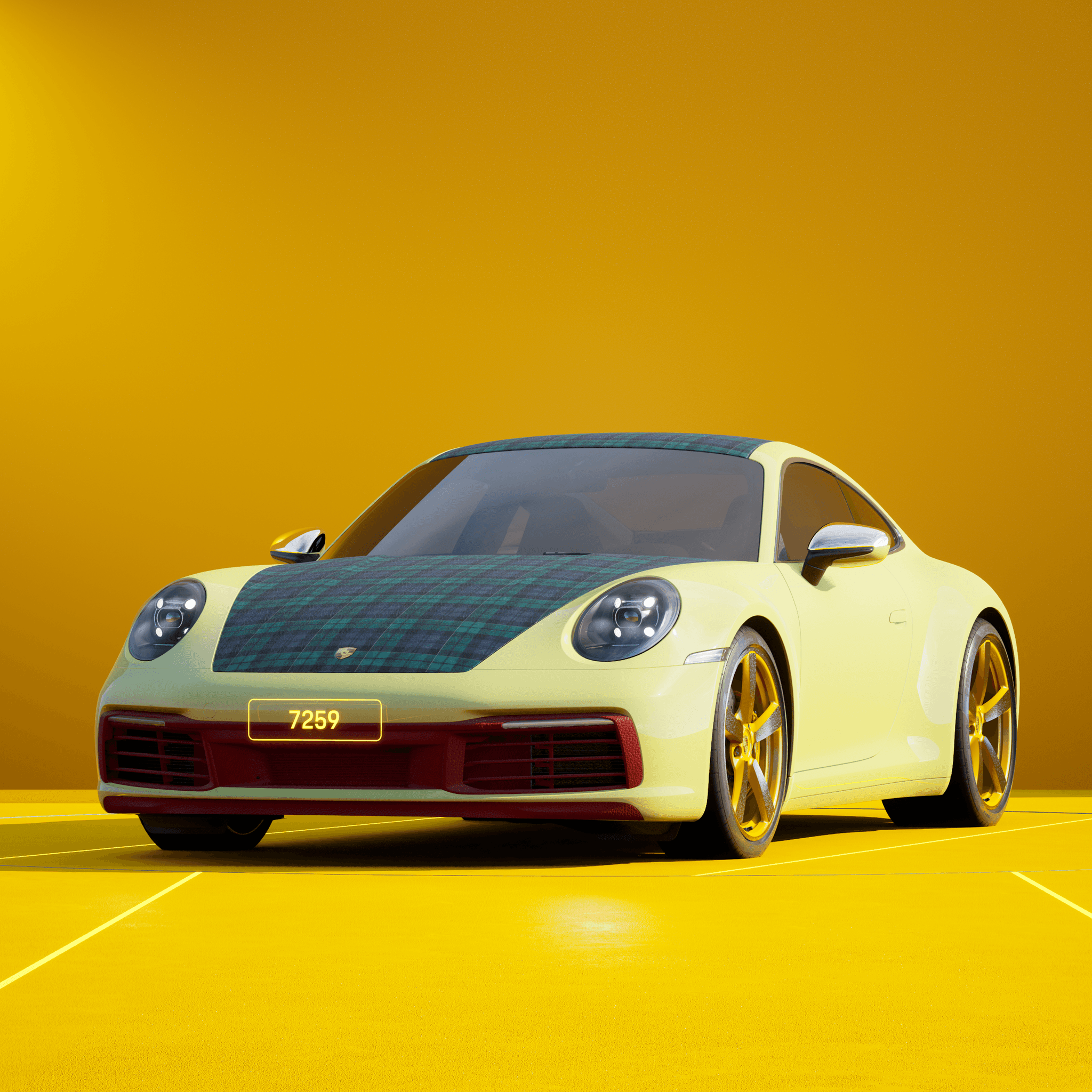 The PORSCHΞ 911 7259 image in phase