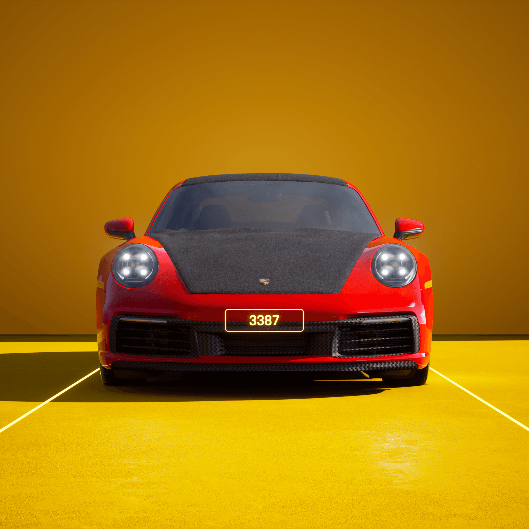 The PORSCHΞ 911 3387 image in phase