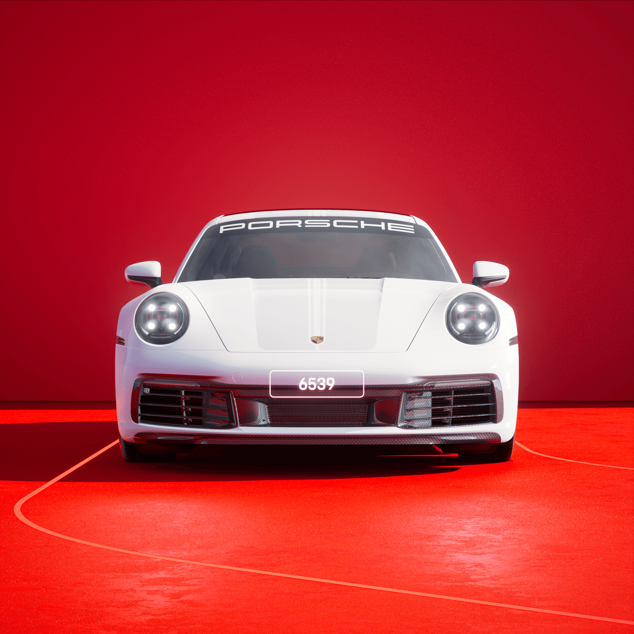 The PORSCHΞ 911 6539 image in phase