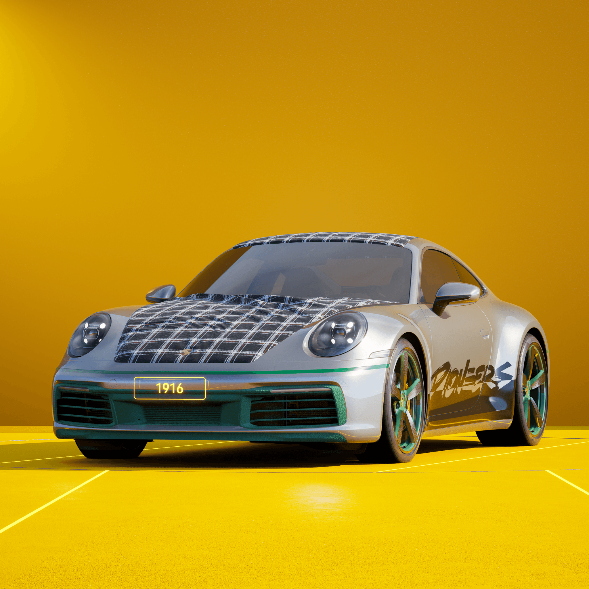 The PORSCHΞ 911 1916 image in phase