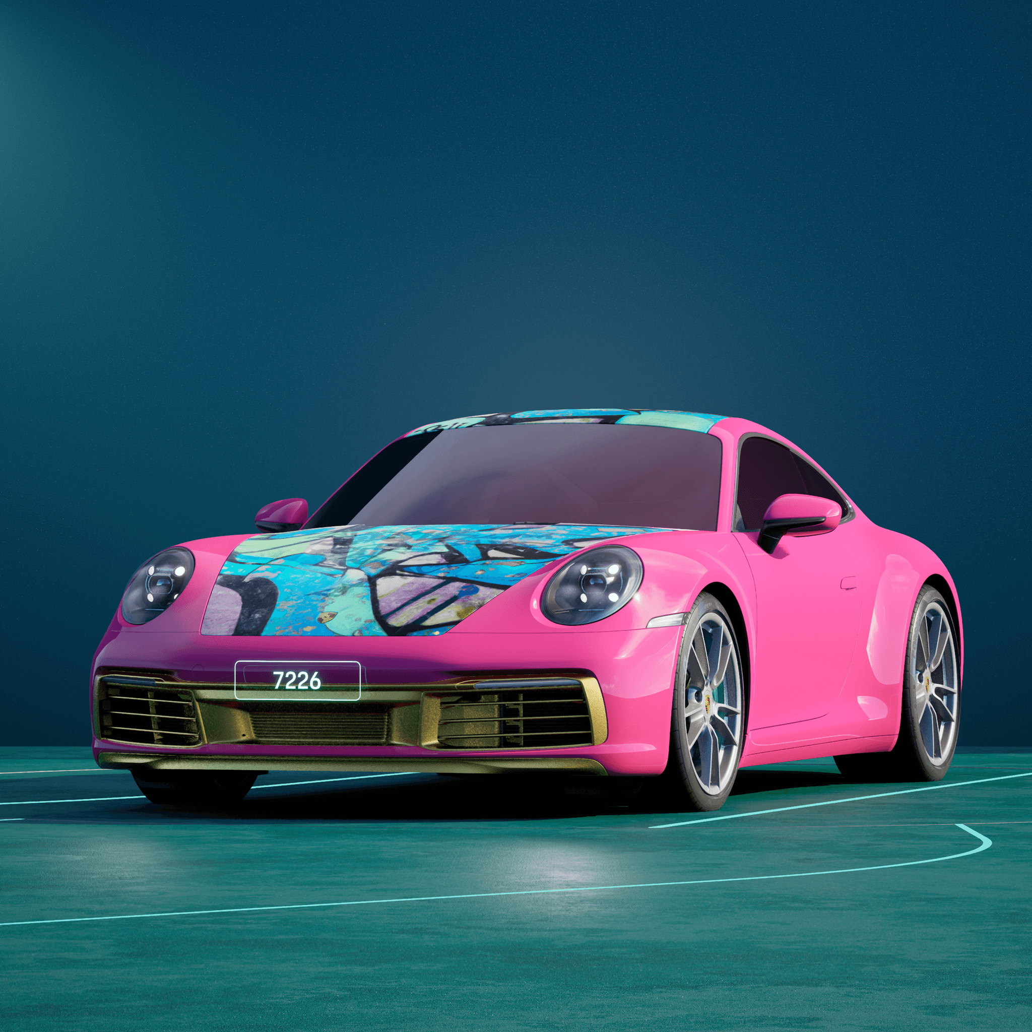 The PORSCHΞ 911 7226 image in phase