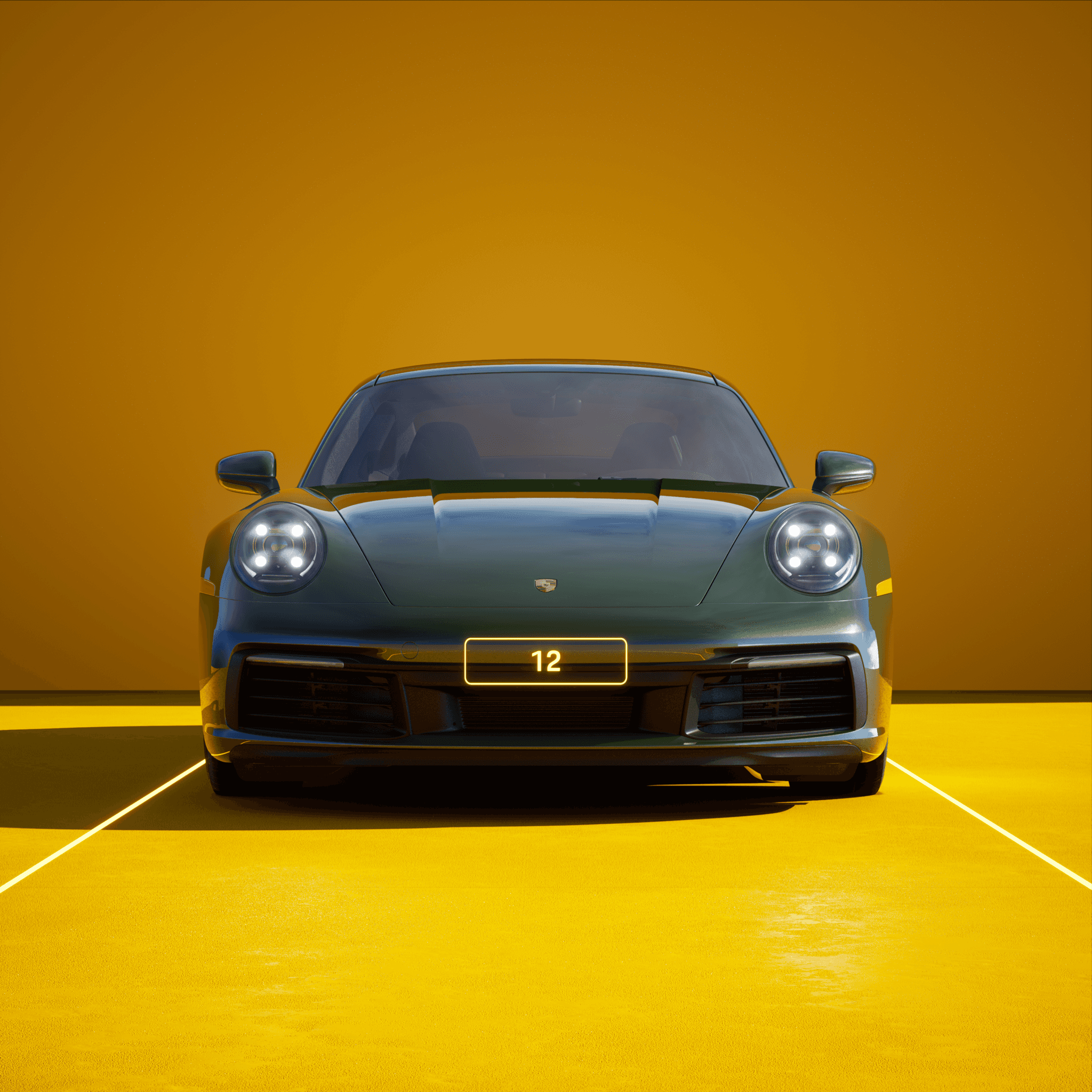 The PORSCHΞ 911 12 image in phase