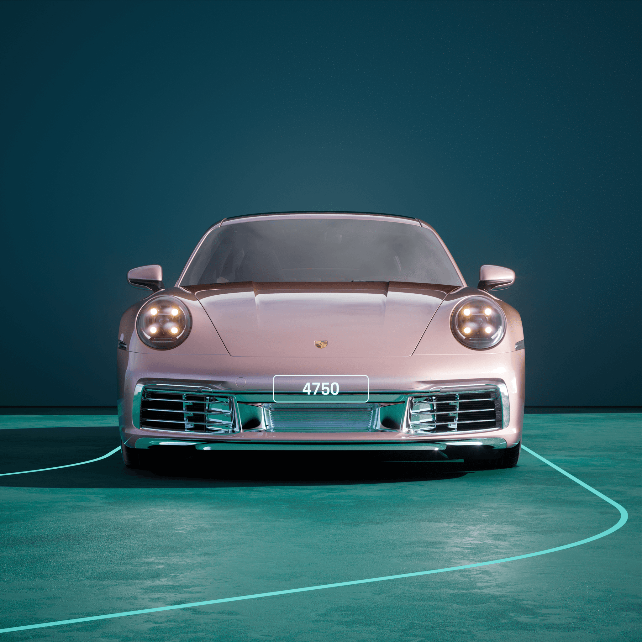 The PORSCHΞ 911 4750 image in phase