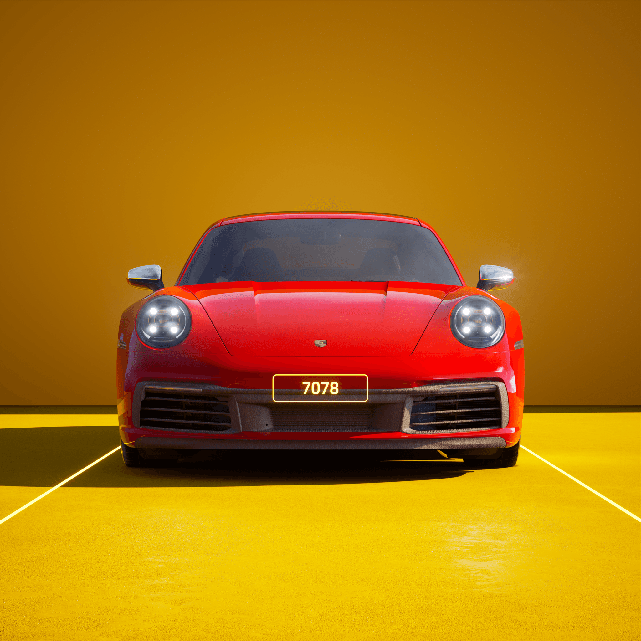 The PORSCHΞ 911 7078 image in phase