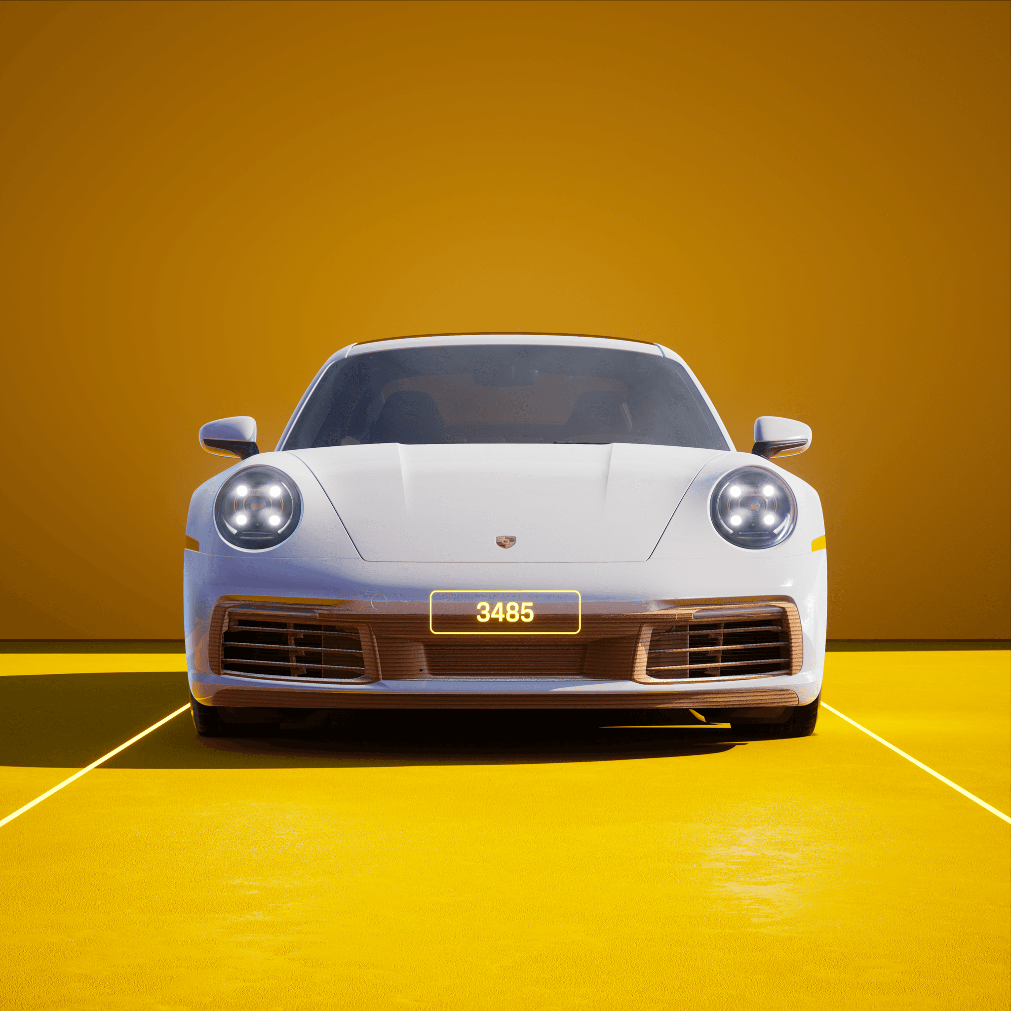 The PORSCHΞ 911 3485 image in phase