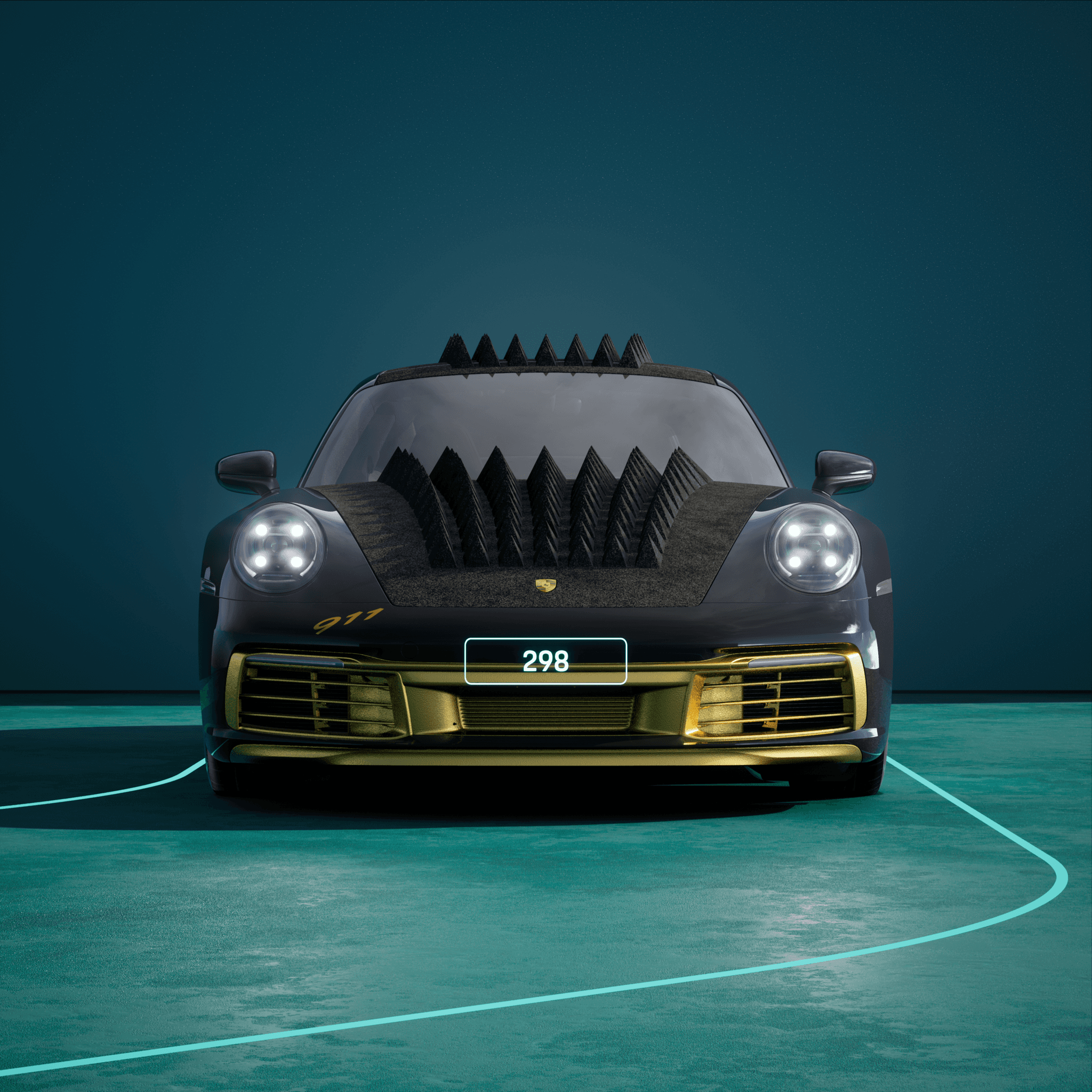 The PORSCHΞ 911 298 image in phase
