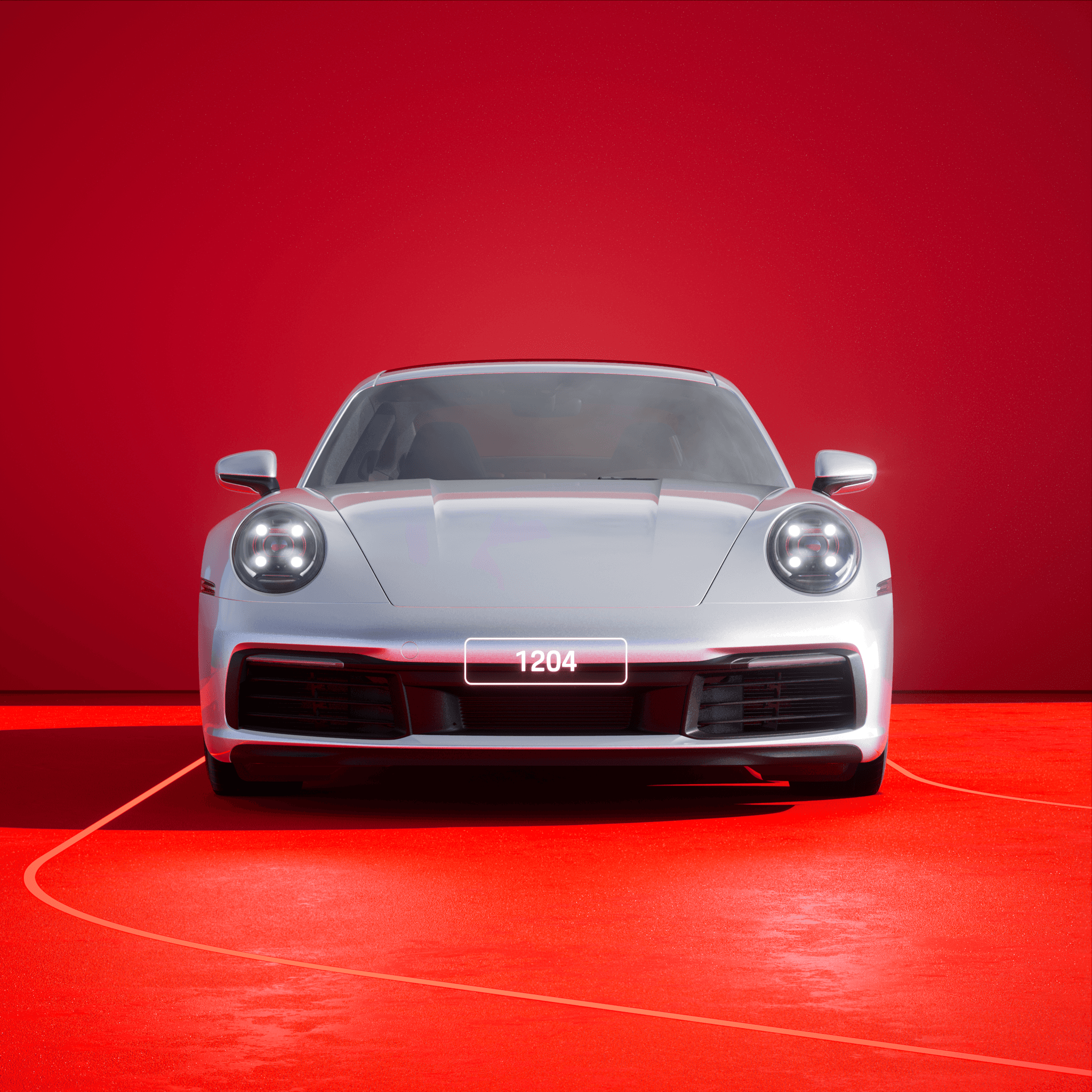 The PORSCHΞ 911 1204 image in phase