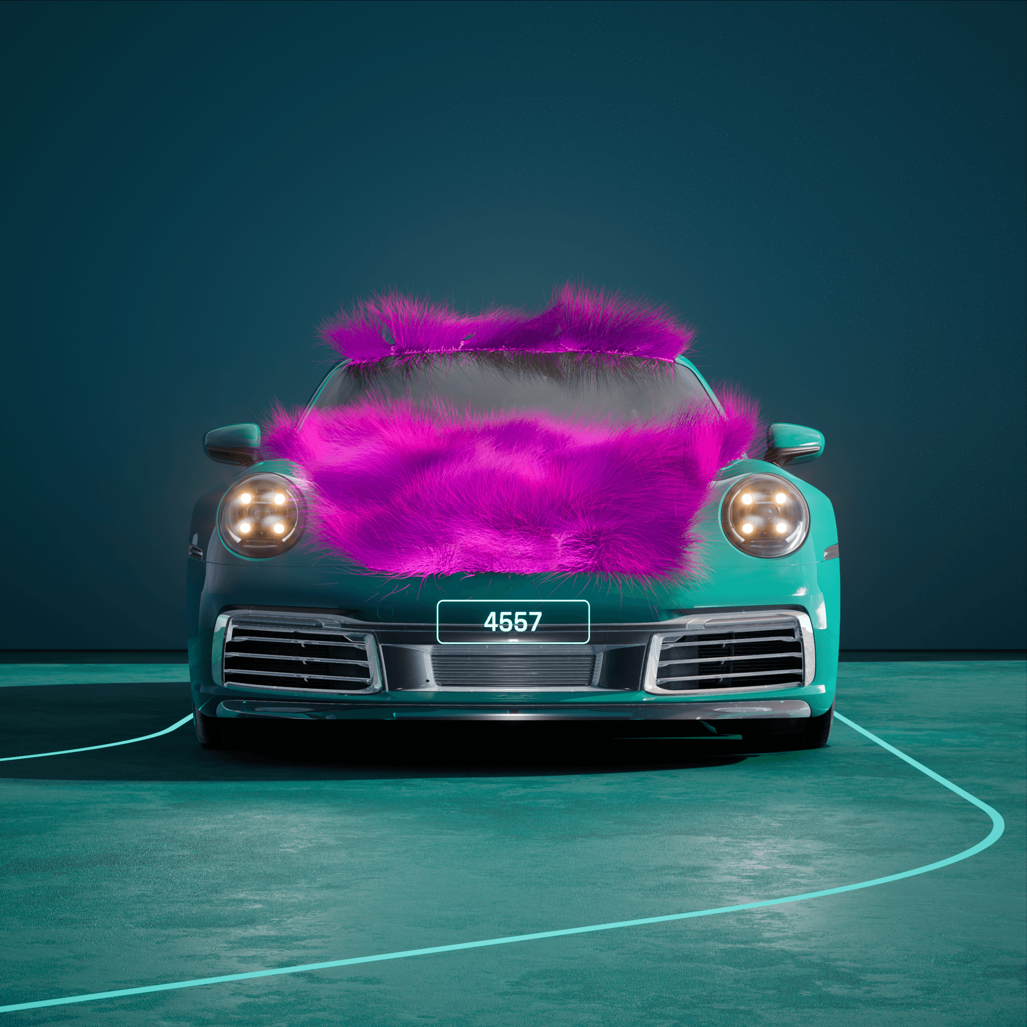 The PORSCHΞ 911 4557 image in phase