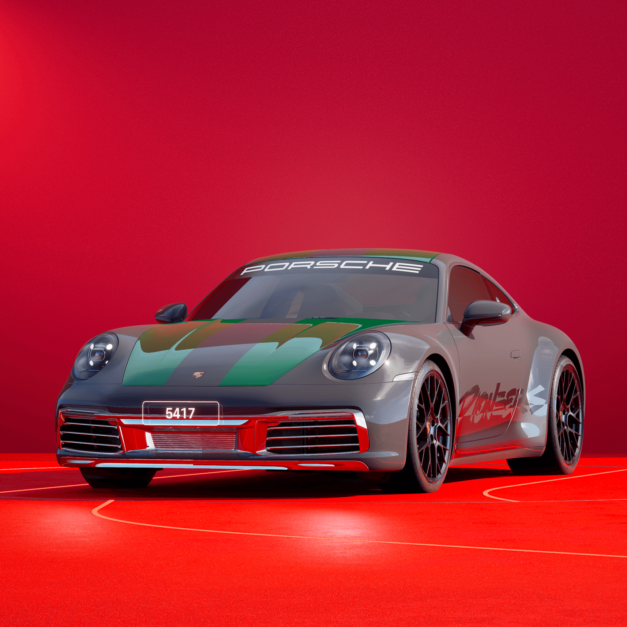 The PORSCHΞ 911 5417 image in phase