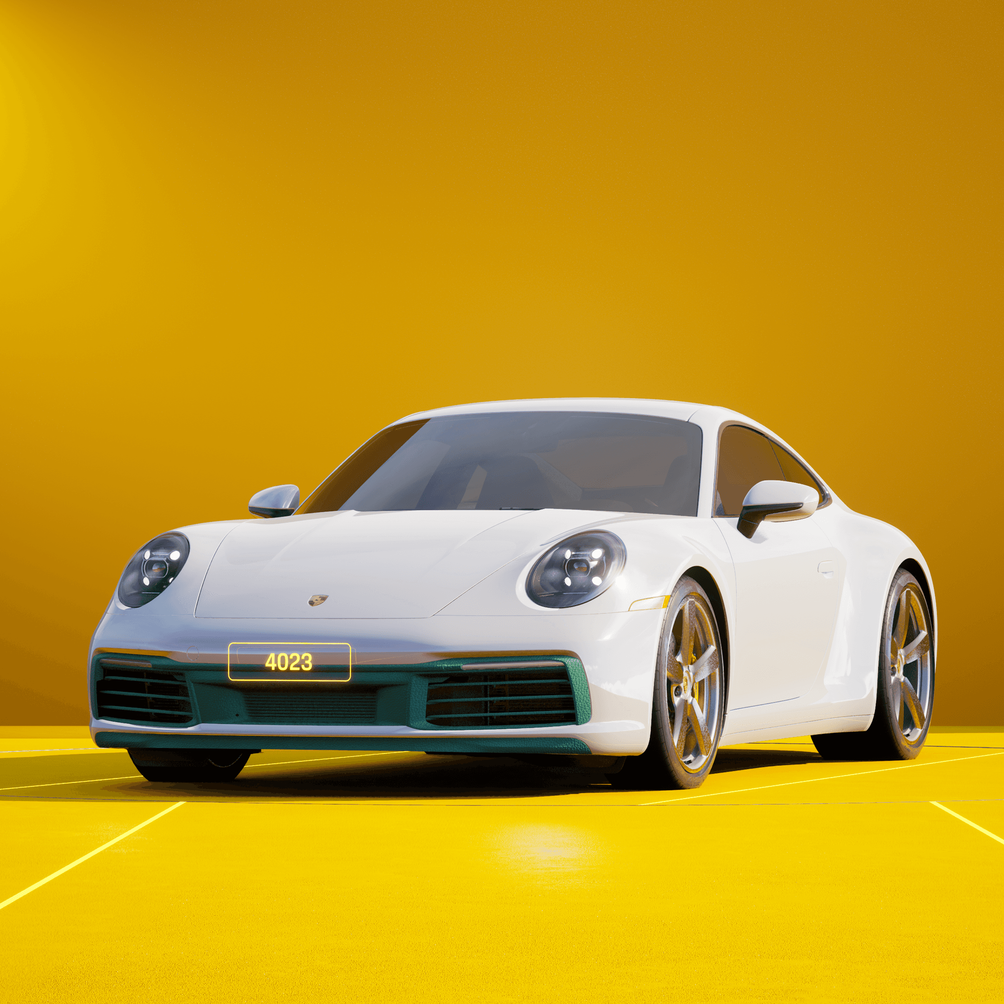 The PORSCHΞ 911 4023 image in phase
