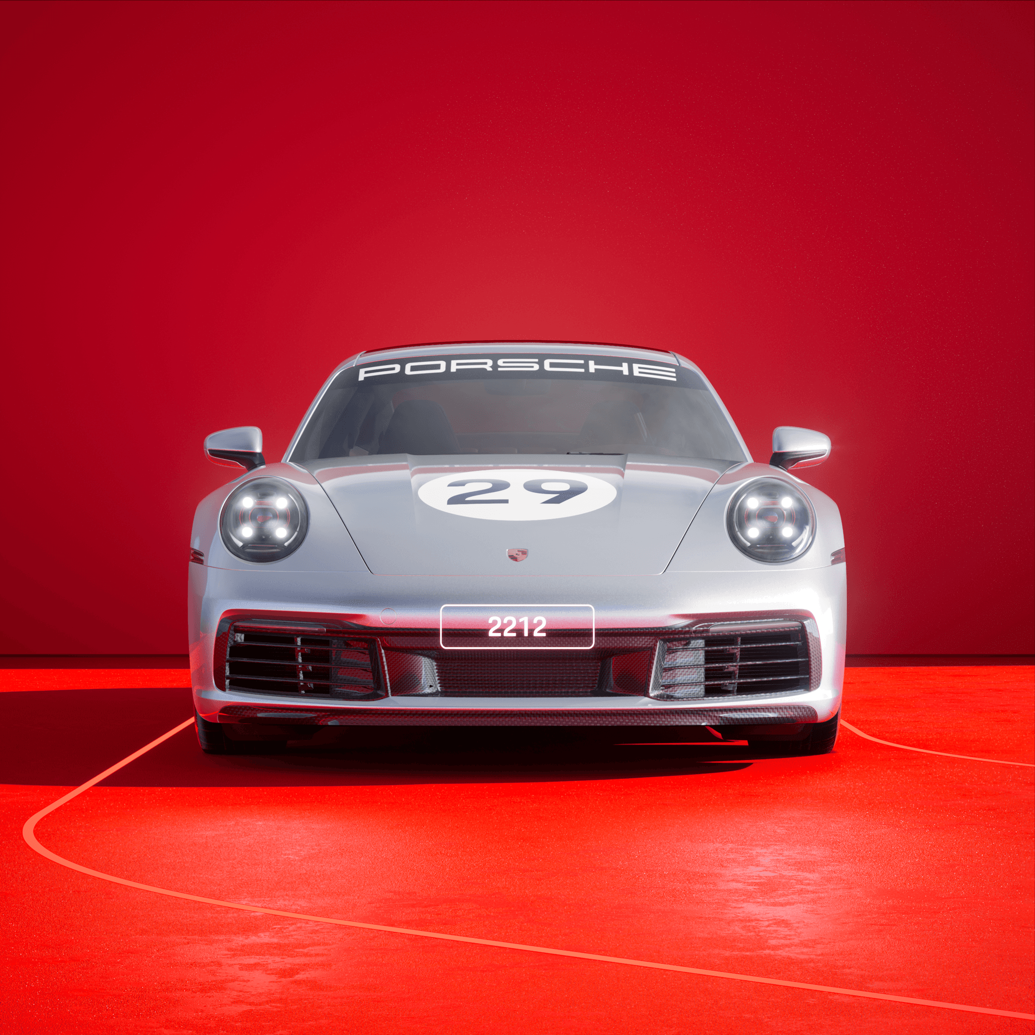 The PORSCHΞ 911 2212 image in phase