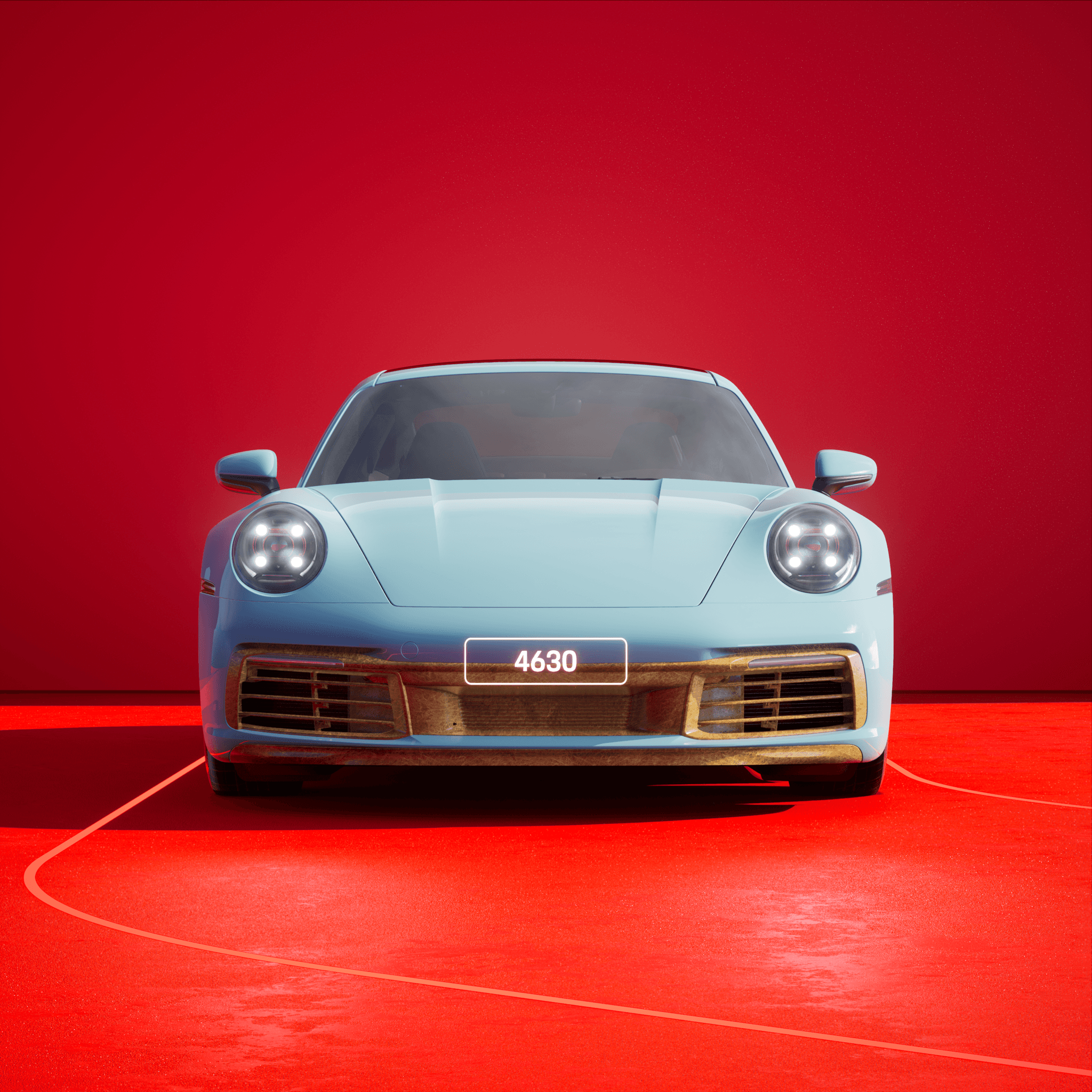 The PORSCHΞ 911 4630 image in phase